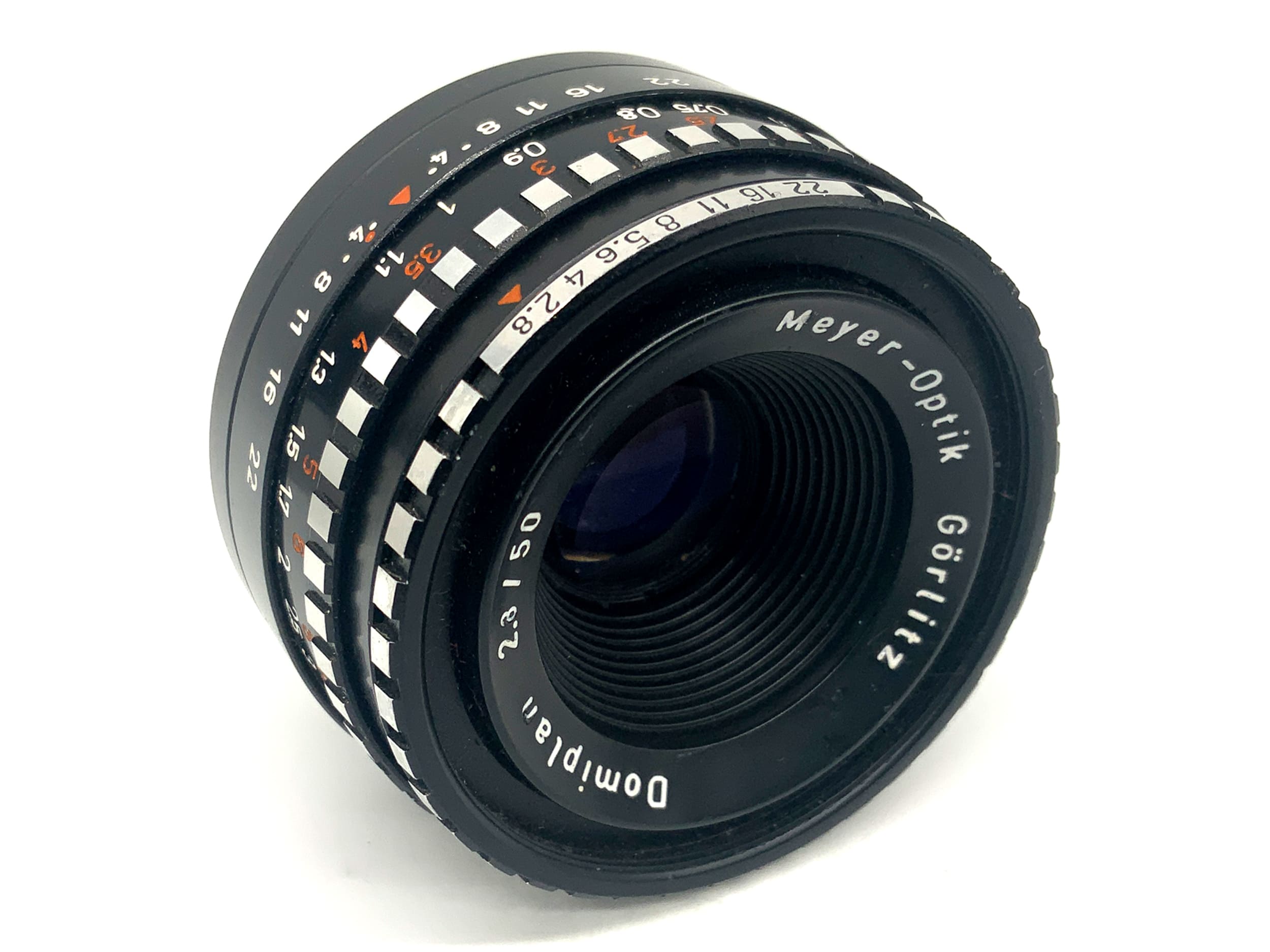 Meyer-Optik Görlitz Domiplan 50mm 1:2,8 Objektiv Festbrennweite (M42)Text lesen!