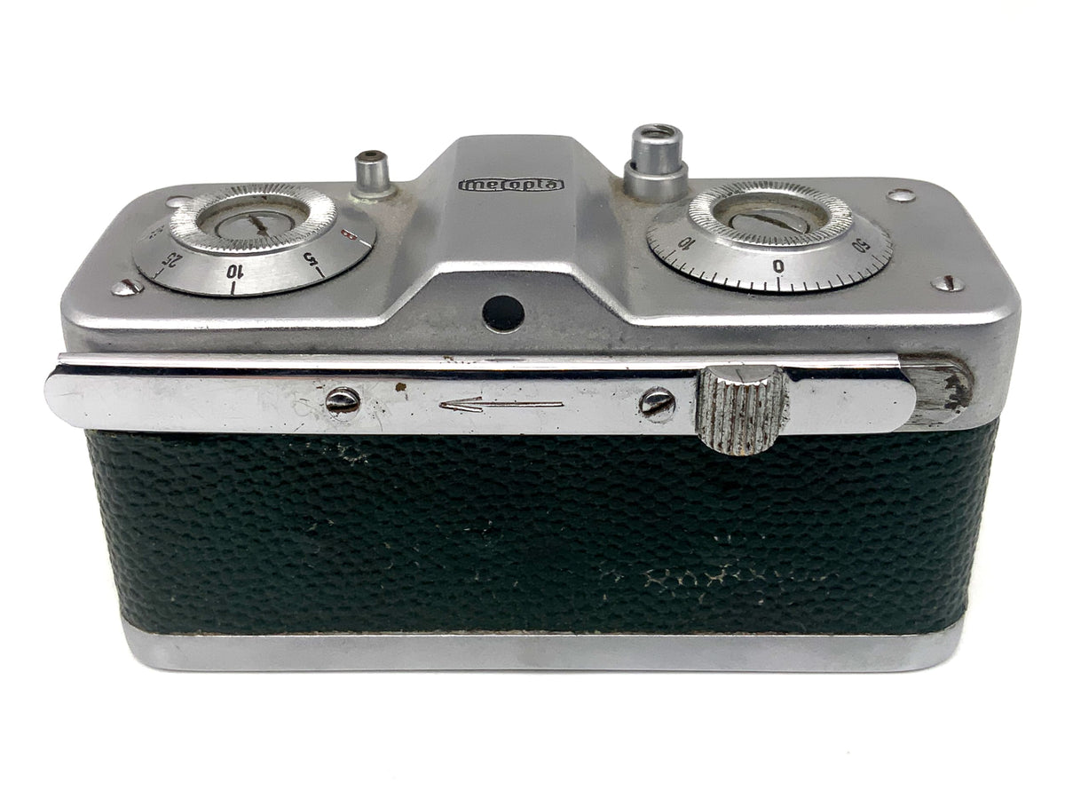 Meopta Mikroma II miniature camera with Mirar 20mm 1:3.5 miniature camera