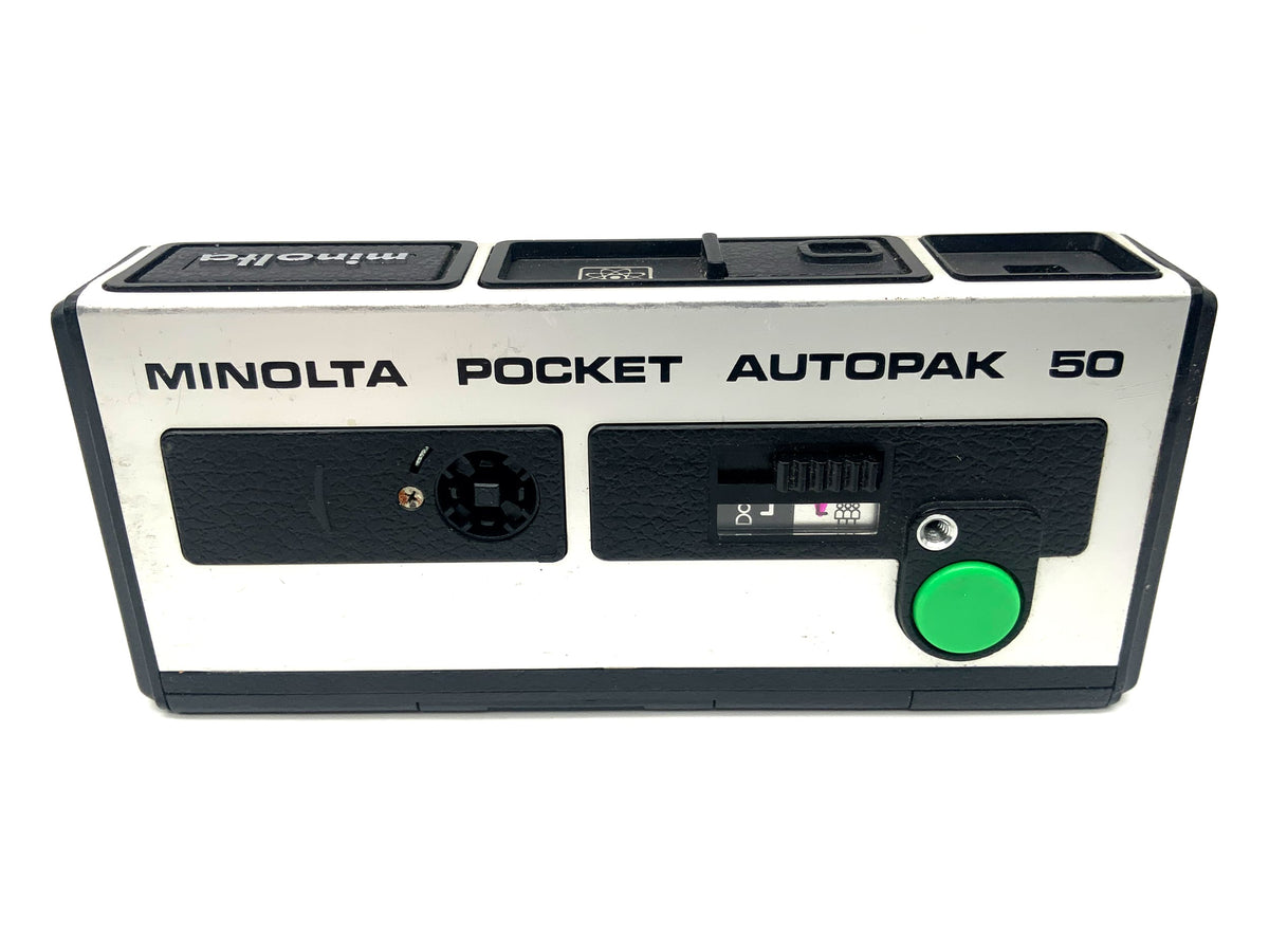 Minolta Pocket Autopak 50 miniature camera with subminiature camera