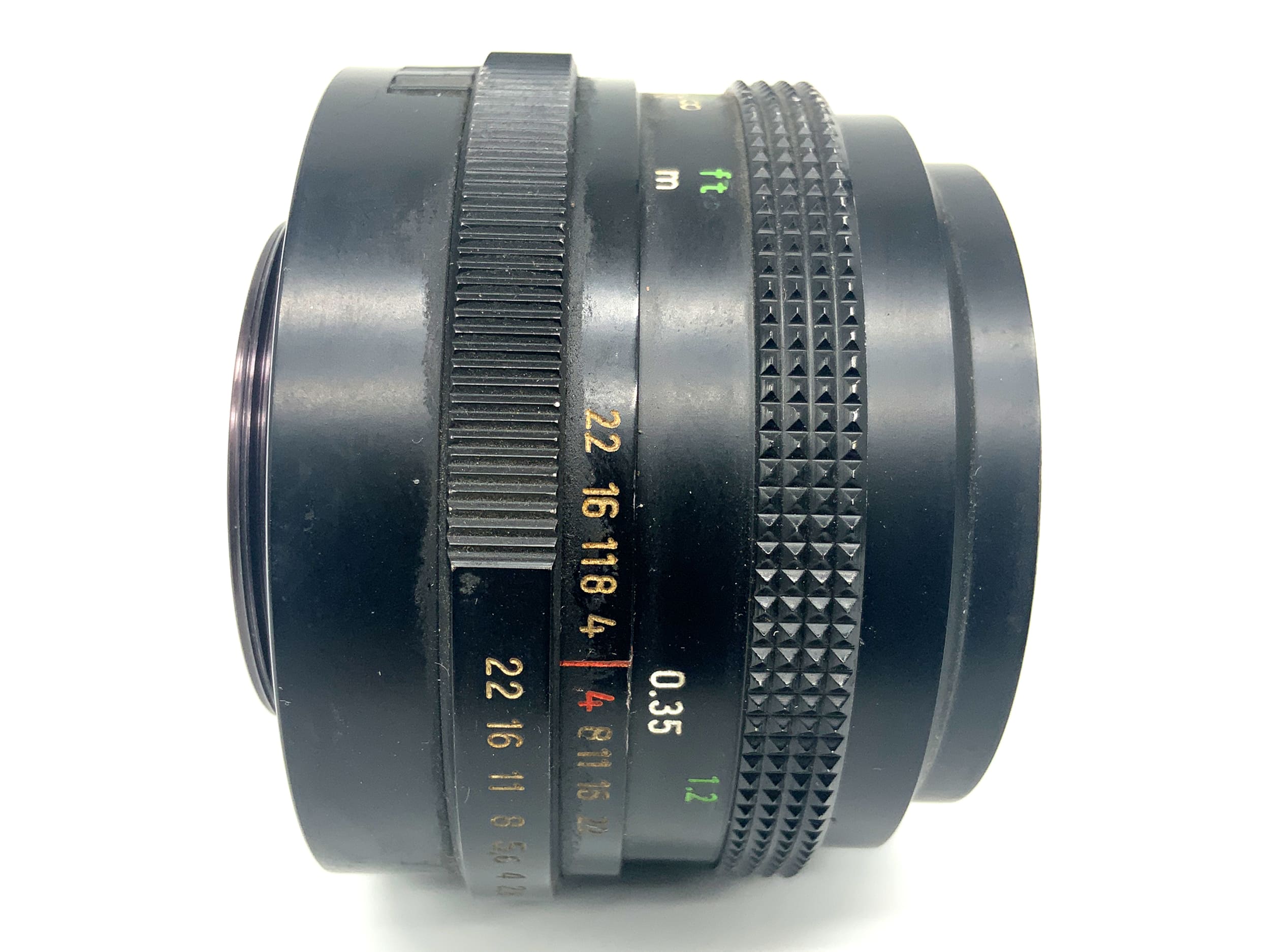 Carl Zeiss Jena Tessar 50mm 1:2,8 Objektiv Festbrennweite (M42) Pilz!