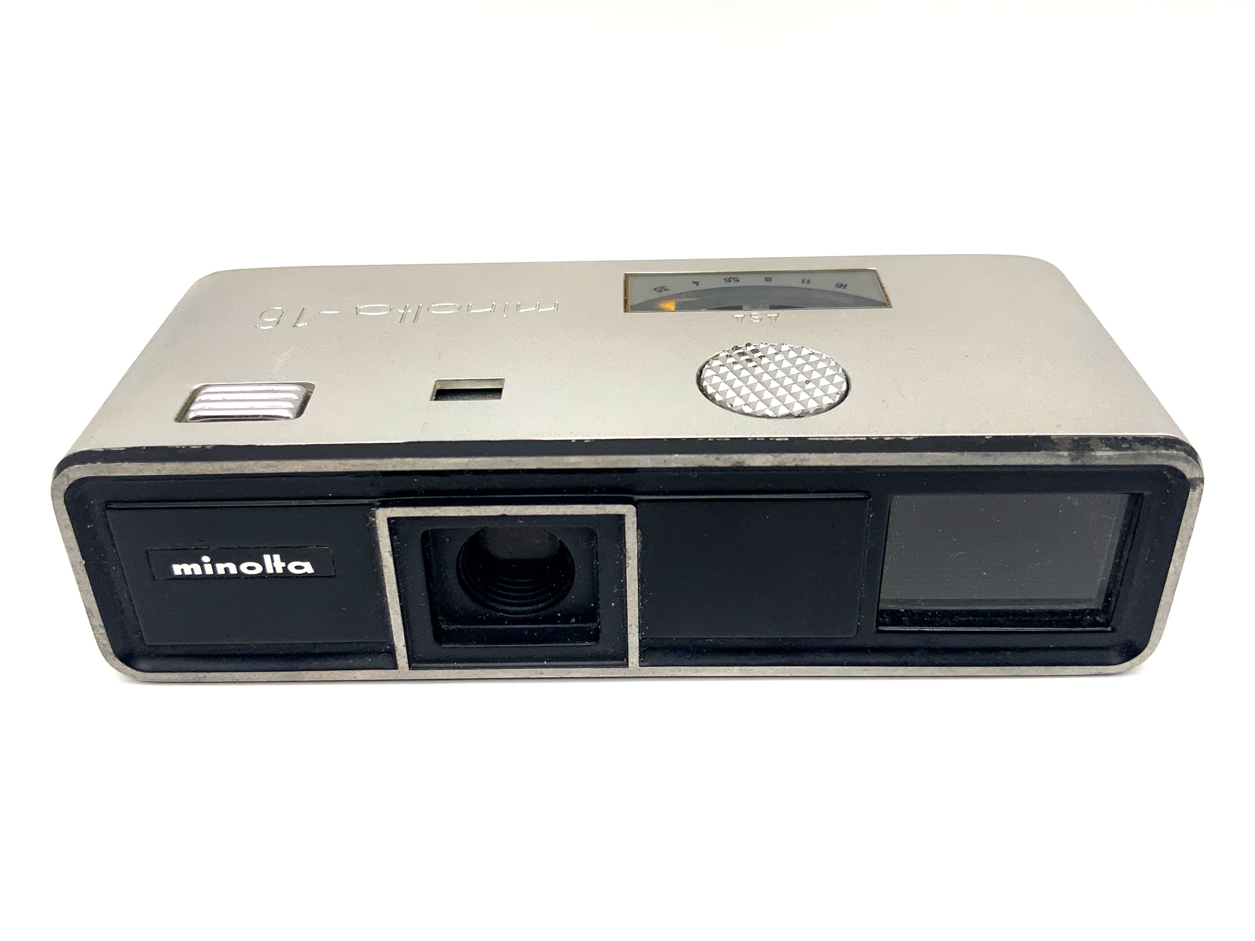 Minolta Model P miniature camera with Rokkor 25mm 1:3.5 subminiature camera