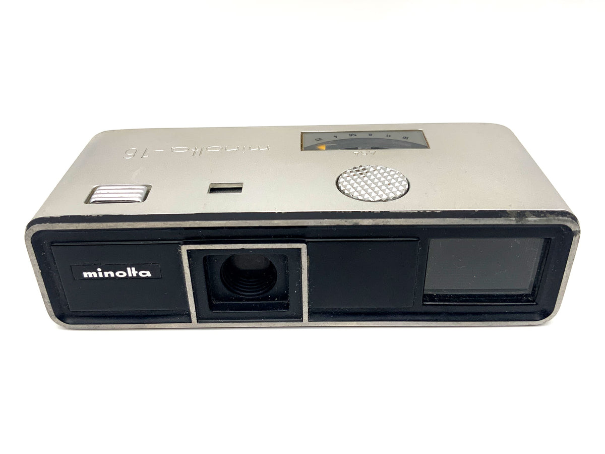 Minolta Model P miniature camera with Rokkor 25mm 1:3.5 subminiature camera