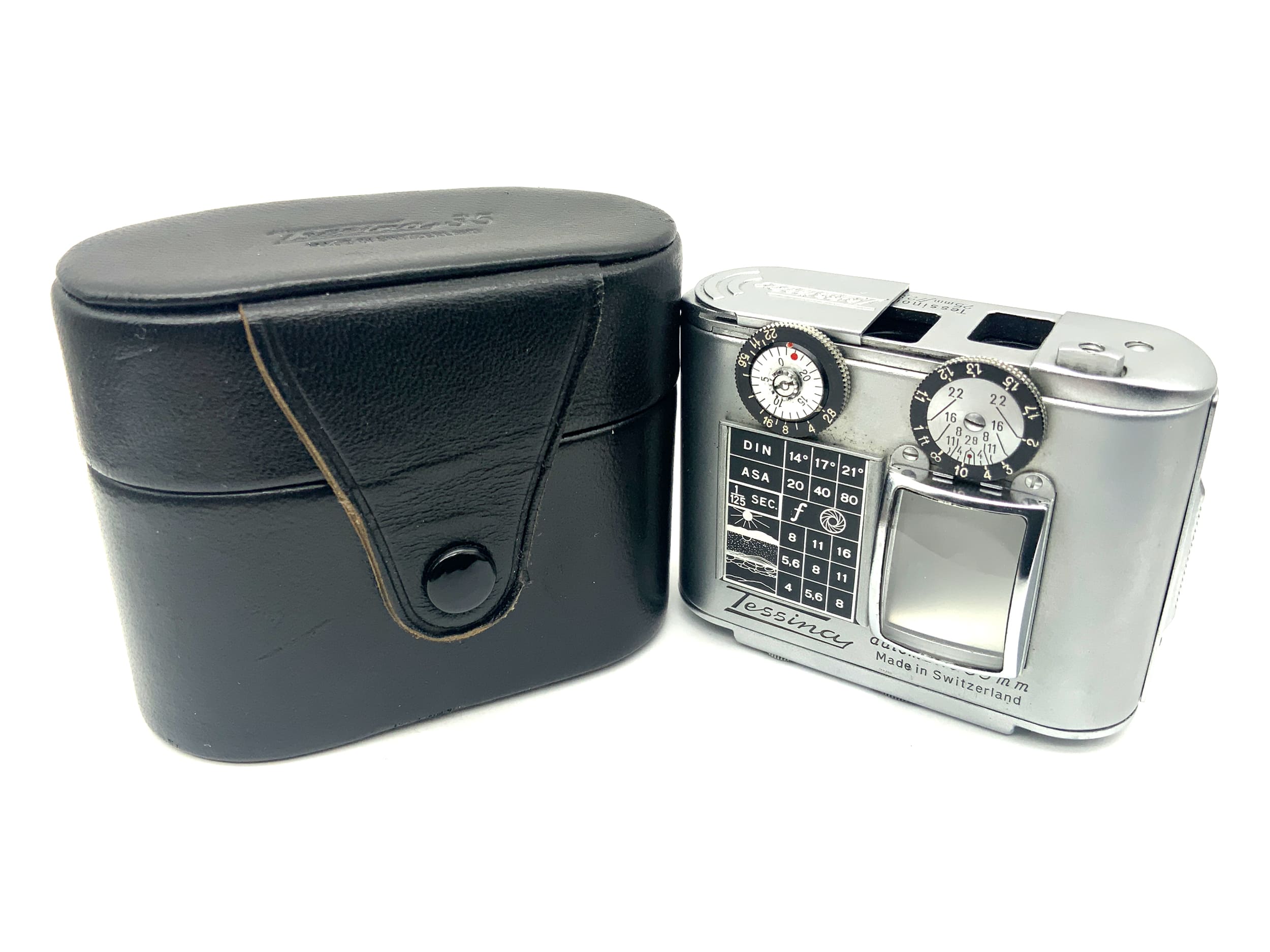 Concava Tessina Automatic 35mm miniature camera with 25mm 1:2.8 subminiature camera