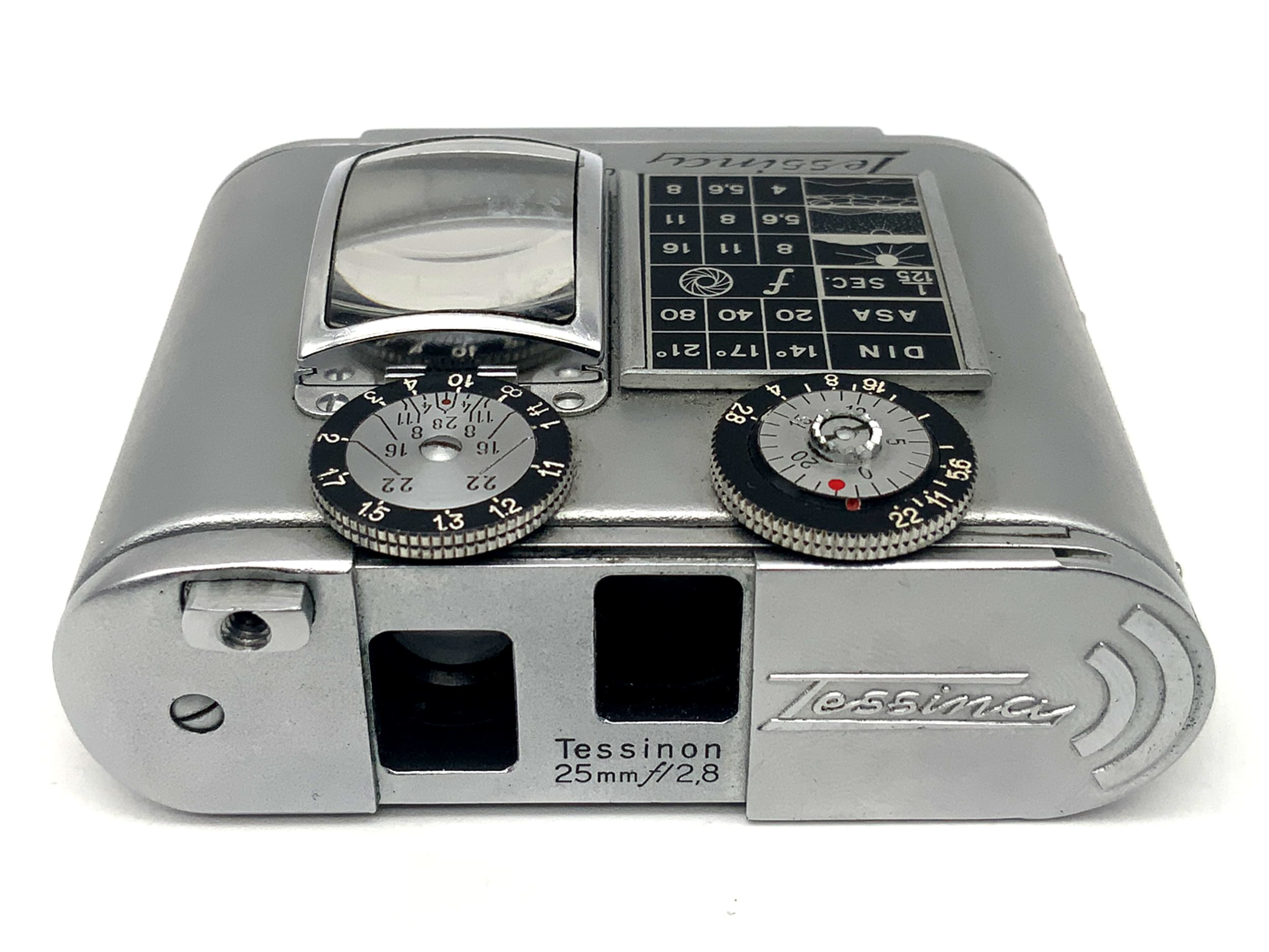Concava Tessina Automatic 35mm miniature camera with 25mm 1:2.8 subminiature camera