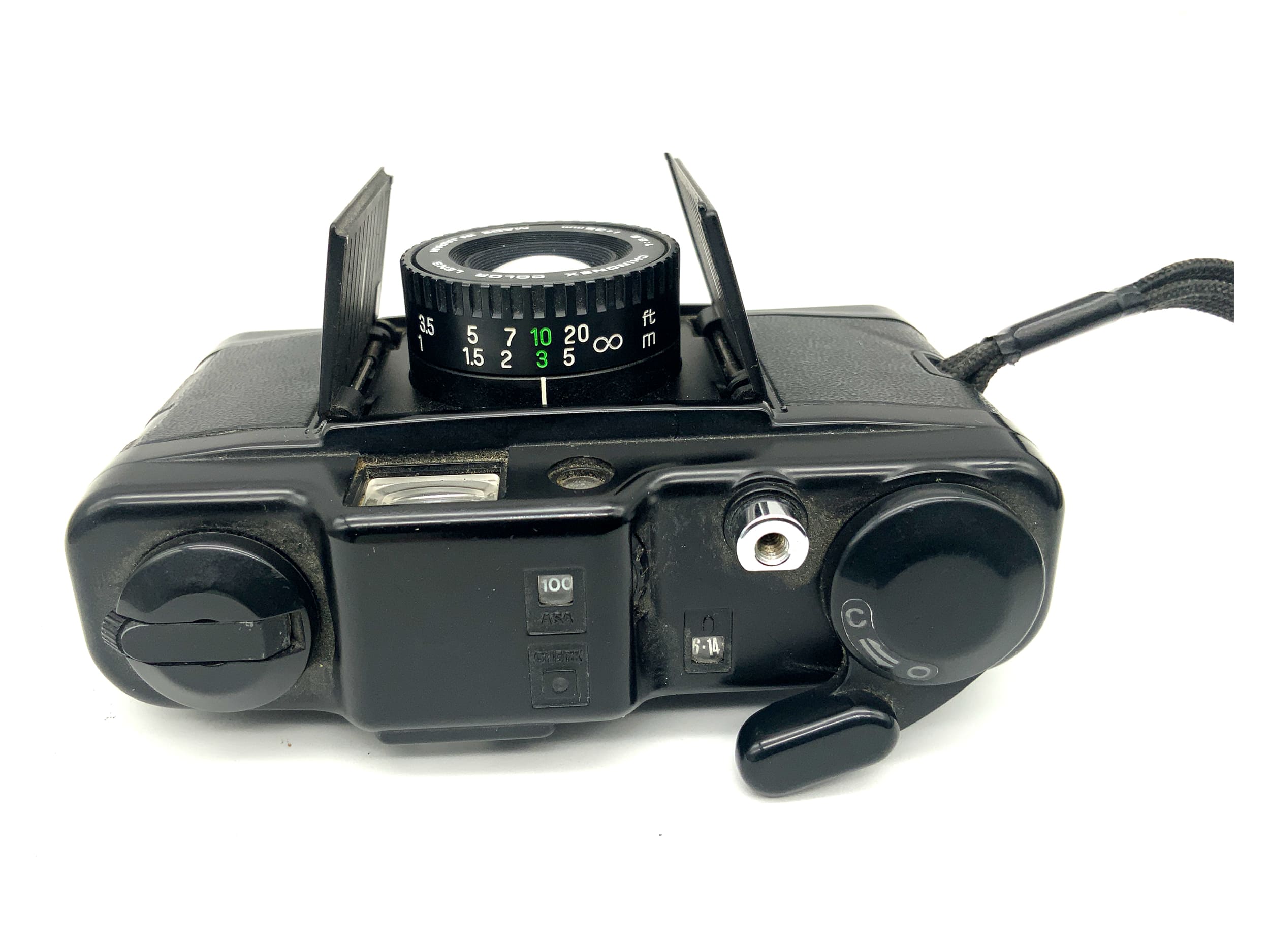 Chinon Bellami Sucherkamera mit Chinonex Color 35mm 1:2.8 Analogkamera