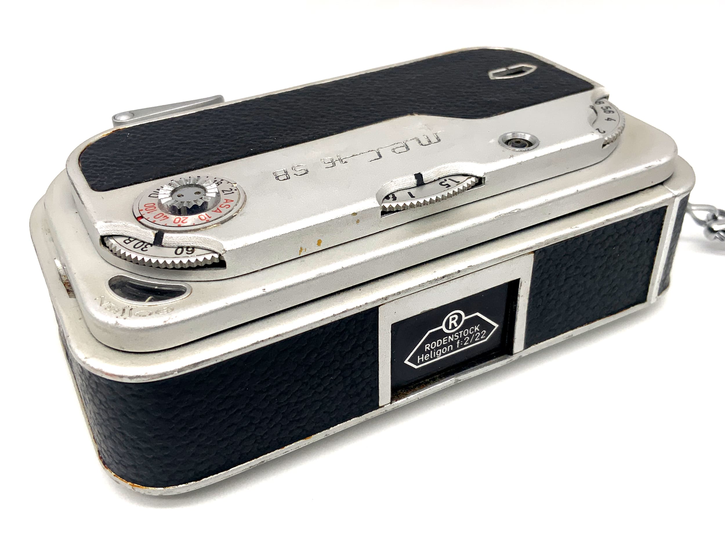 Feinwerktechnik MEC 16 SB miniature camera with Rodenstock Heligon 22mm 1:2