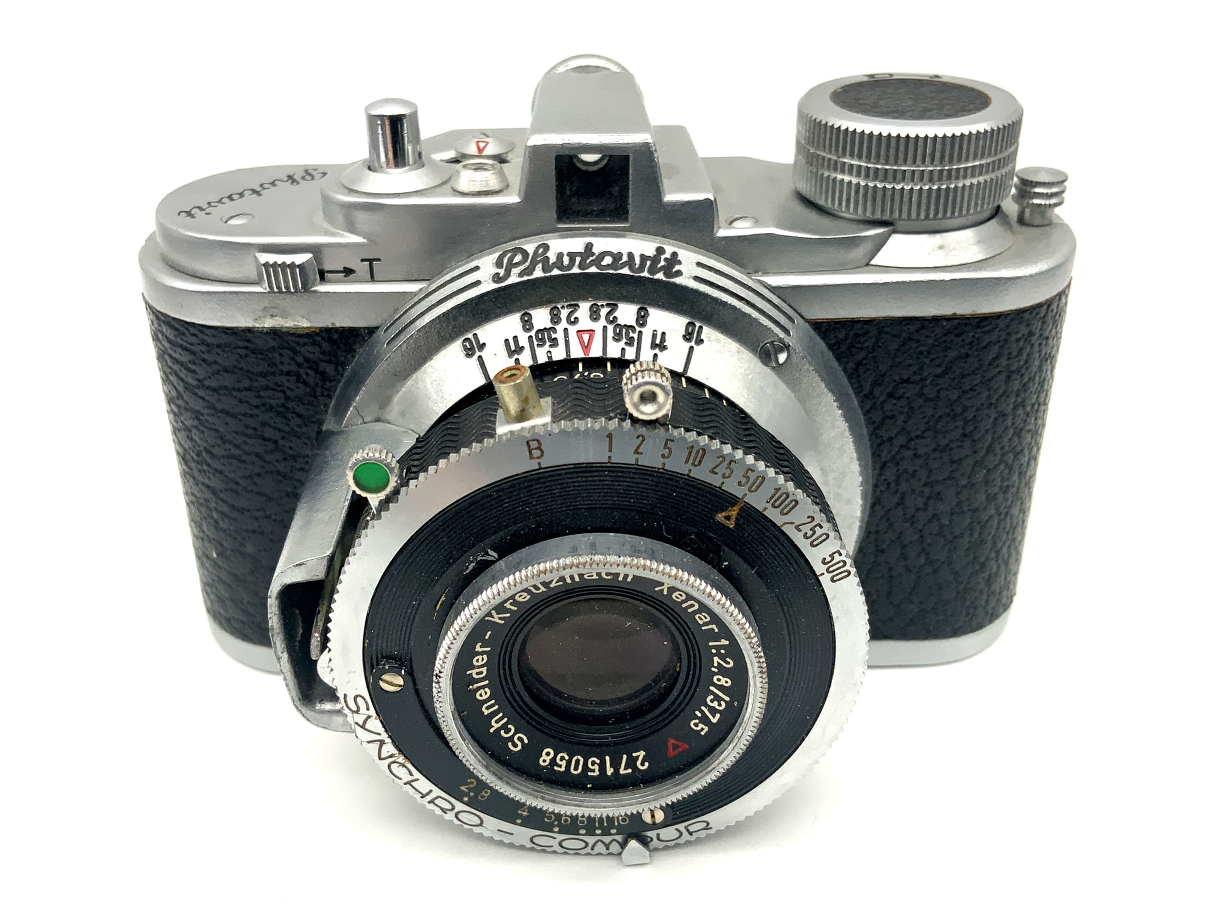 Bolta Photavit IV viewfinder camera with Schneider Kreuznach Xenar 37.5mm 1:2.8 lens