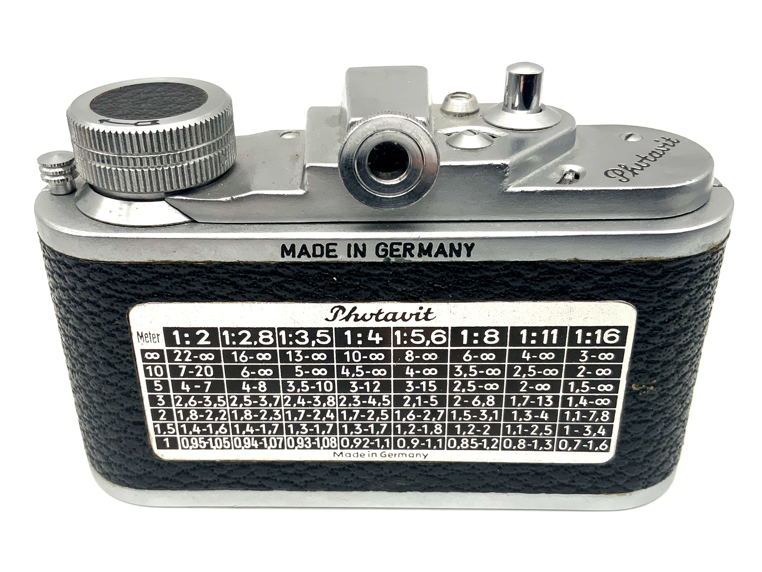 Bolta Photavit IV viewfinder camera with Schneider Kreuznach Xenar 37.5mm 1:2.8 lens
