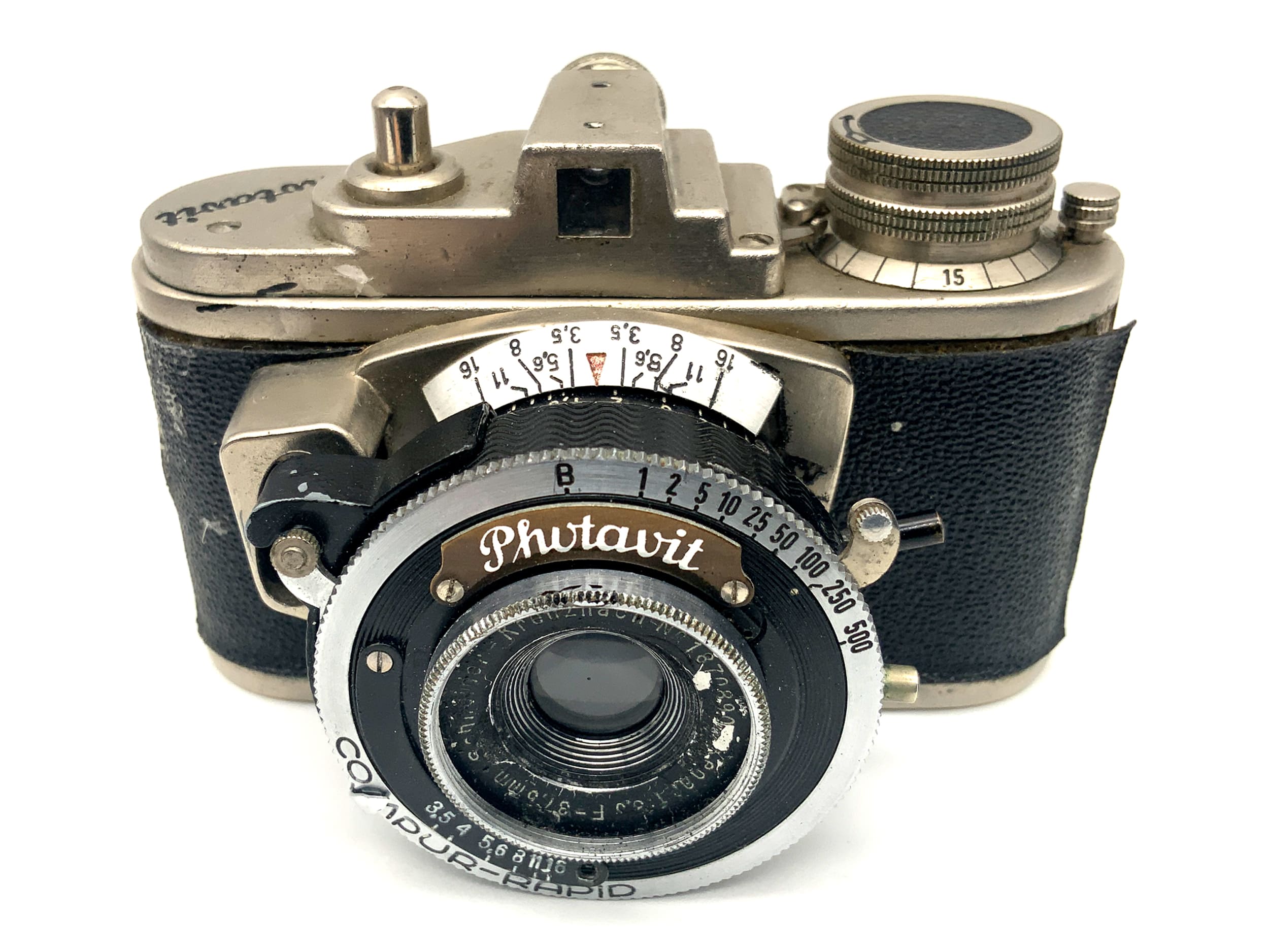 Bolta Photavit viewfinder camera with Schneider Kreuznach Xenar 37.5mm 1:3.5 lens