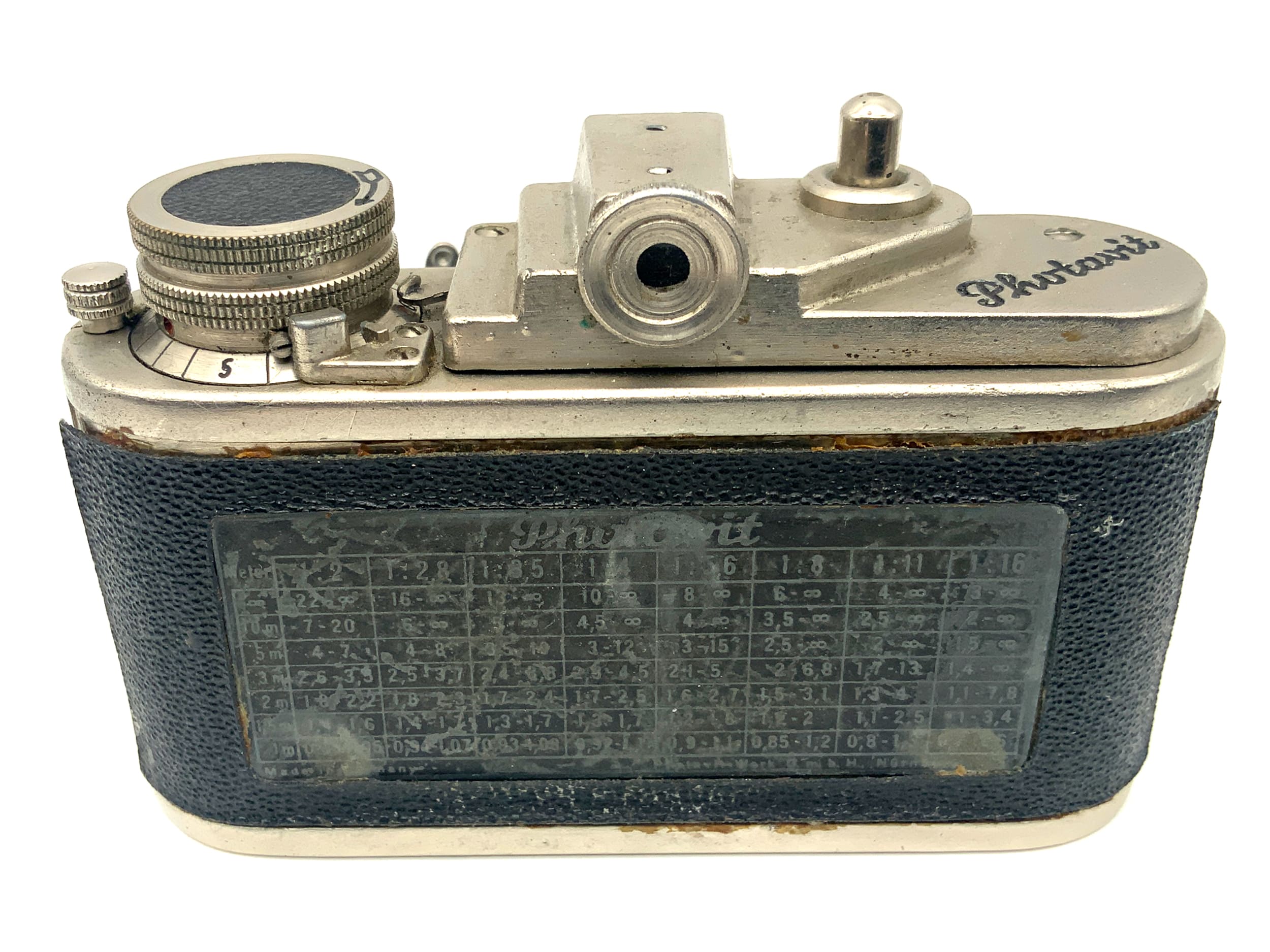Bolta Photavit viewfinder camera with Schneider Kreuznach Xenar 37.5mm 1:3.5 lens