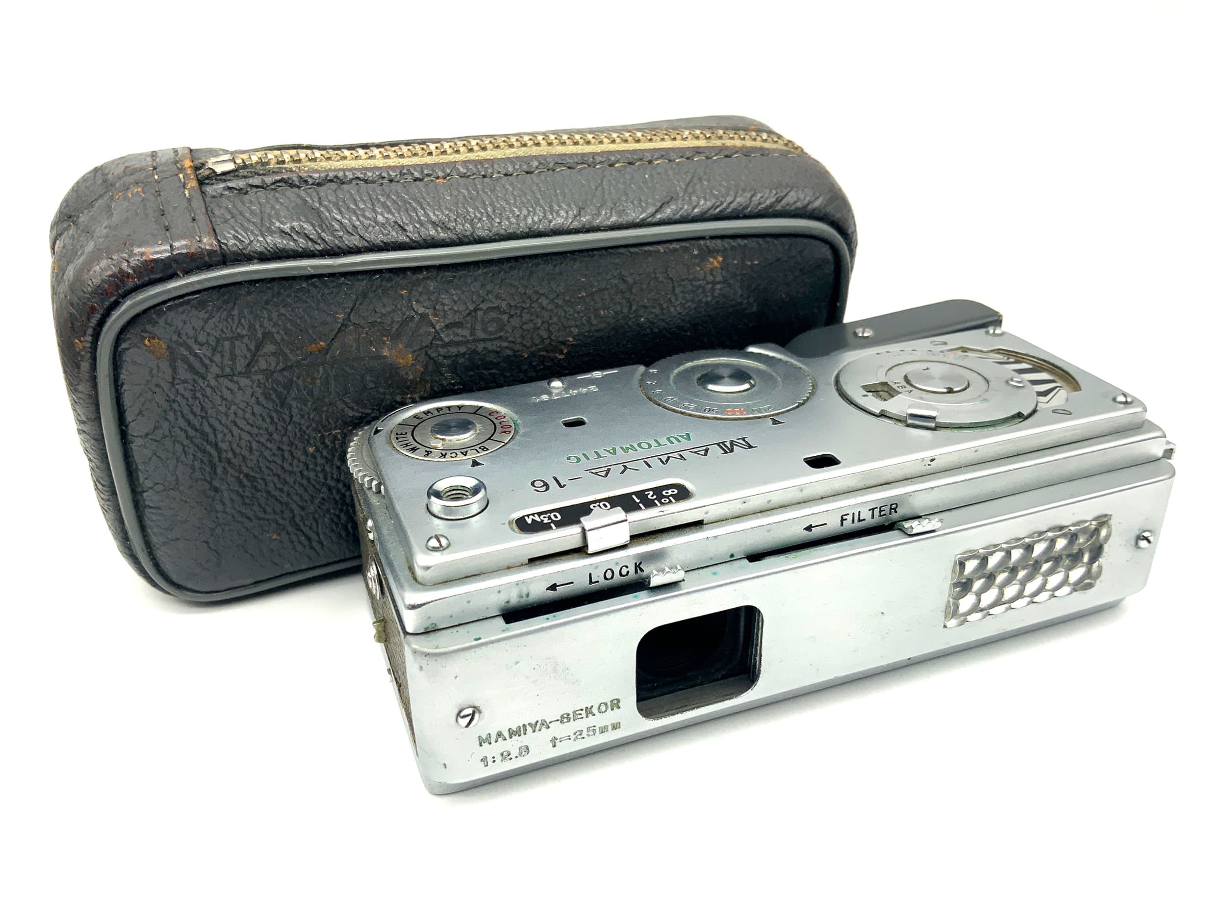 Mamiya 16 Automatic miniature camera with Sekor 25mm 1:2.8 subminiature camera