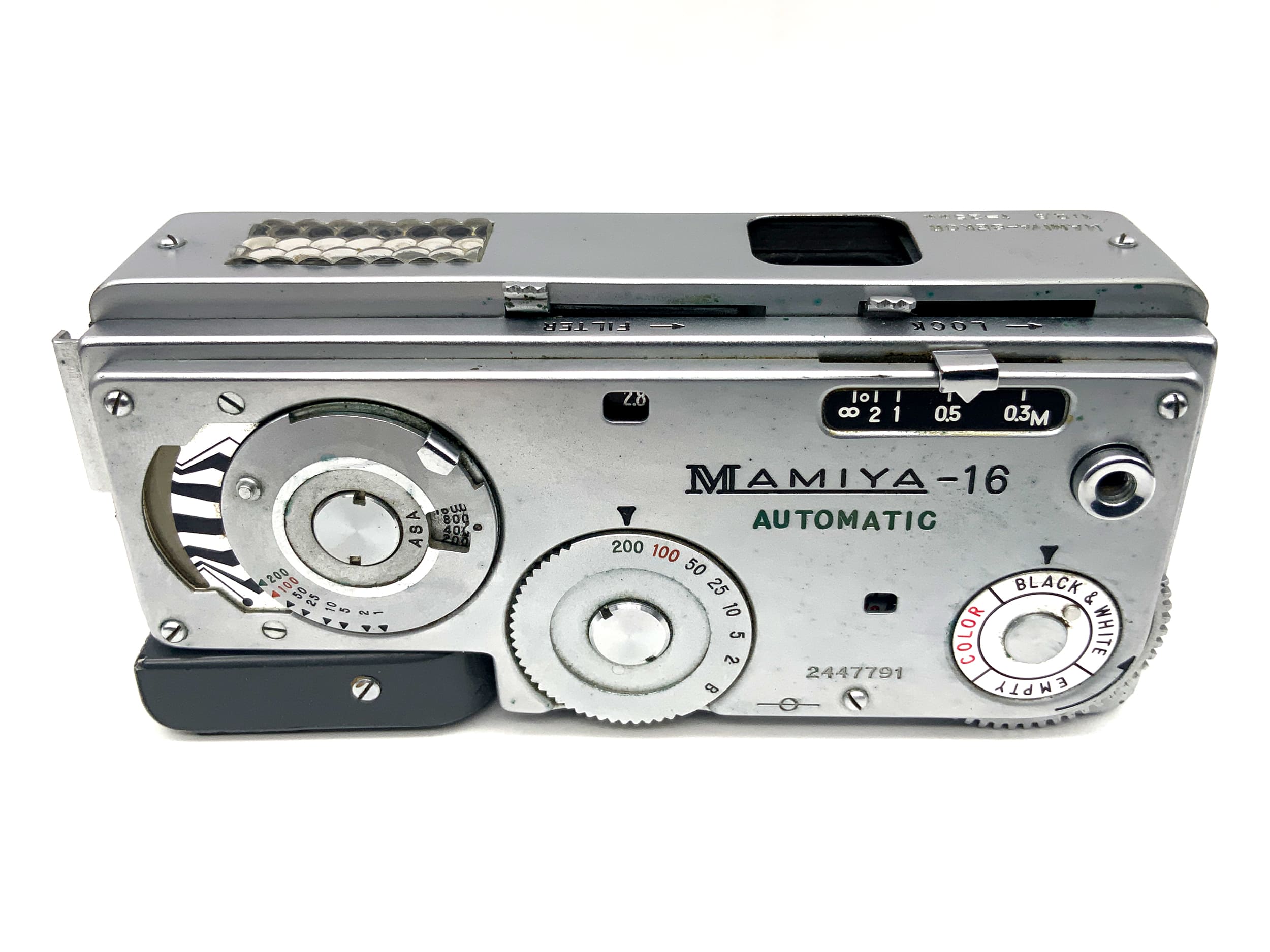 Mamiya 16 Automatic miniature camera with Sekor 25mm 1:2.8 subminiature camera