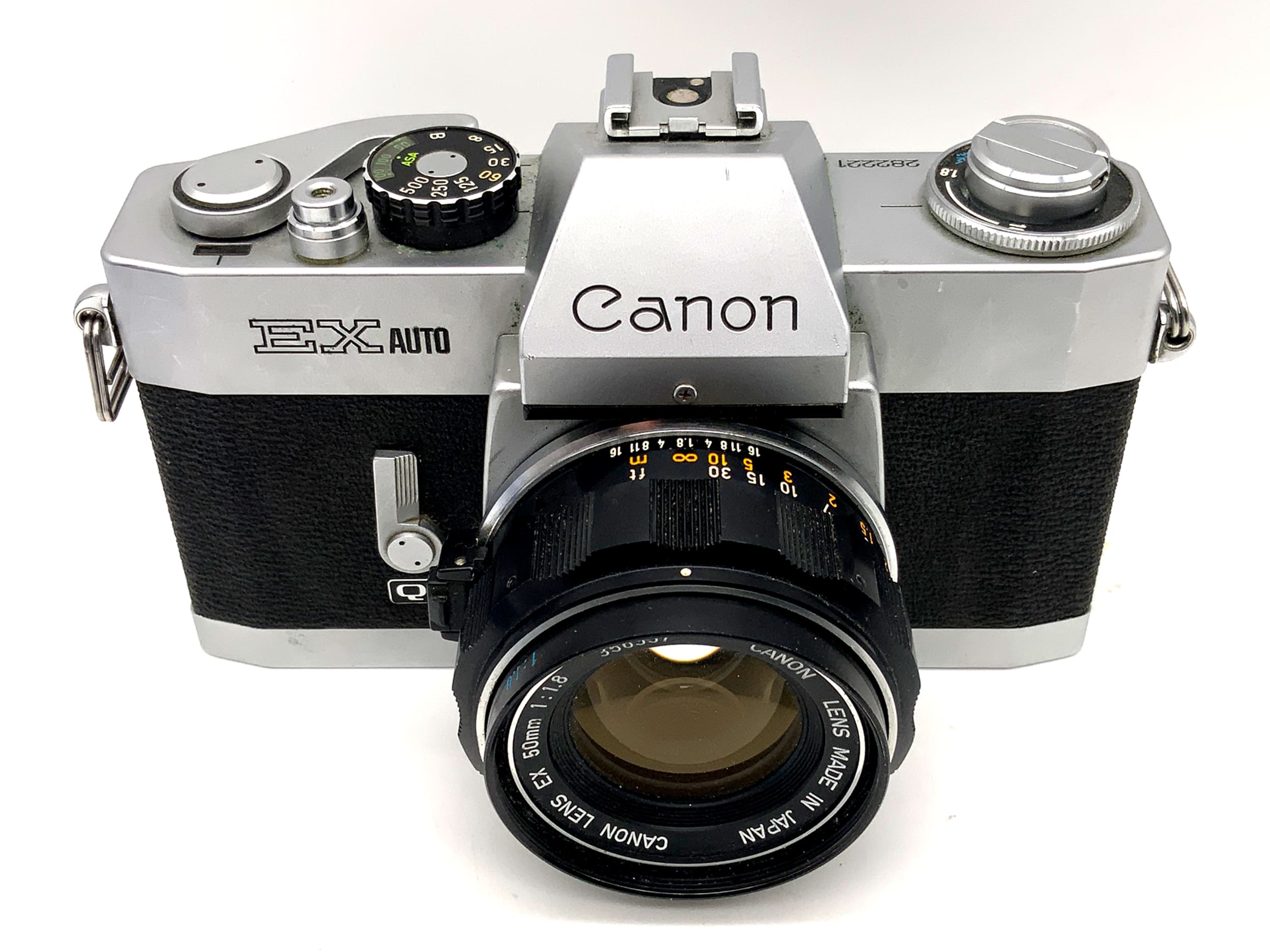 Canon EX Auto 35mm SLR analog with EX 50mm 1:1.8 Lens !Beli defect! body