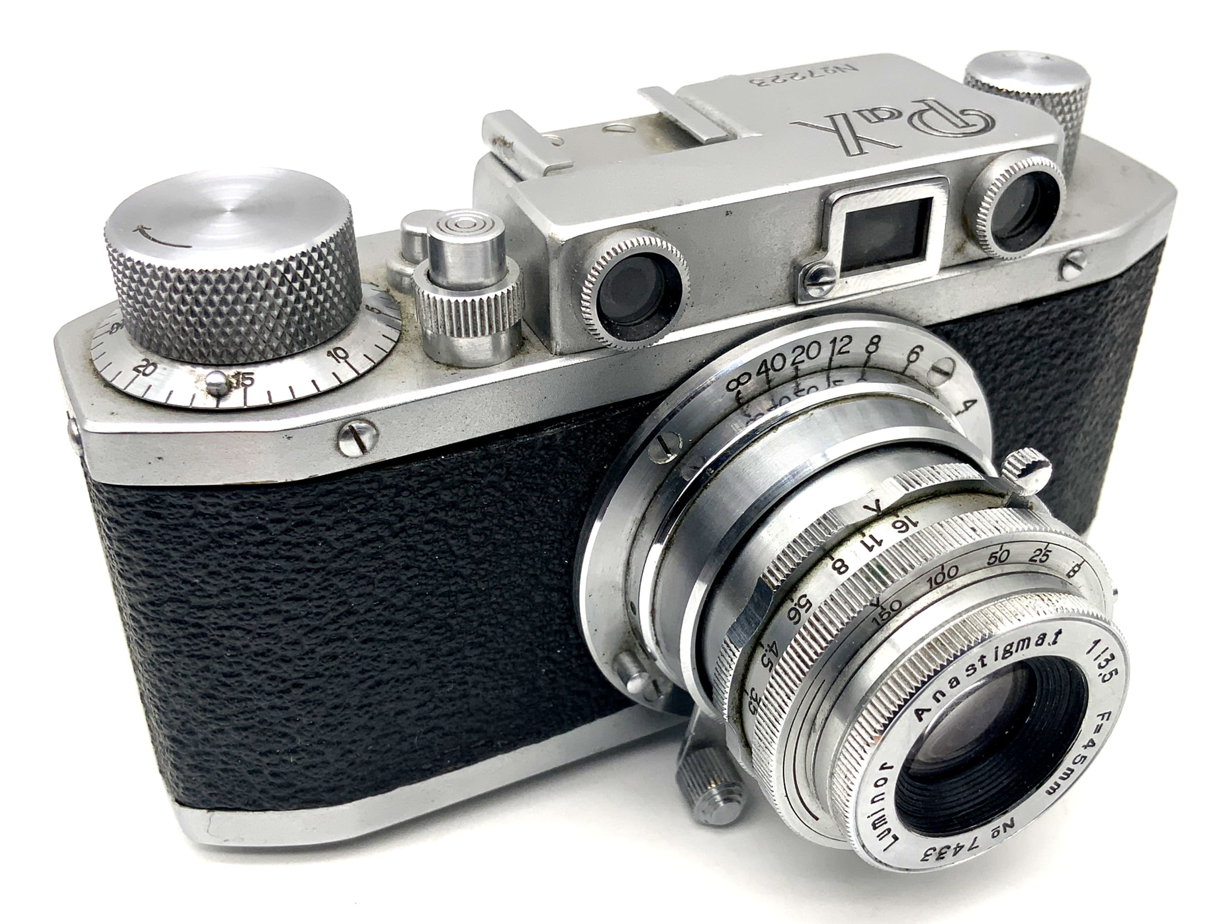 Yamato Pax I viewfinder camera with Luminor 45mm 1:3.5 compact camera analog camera