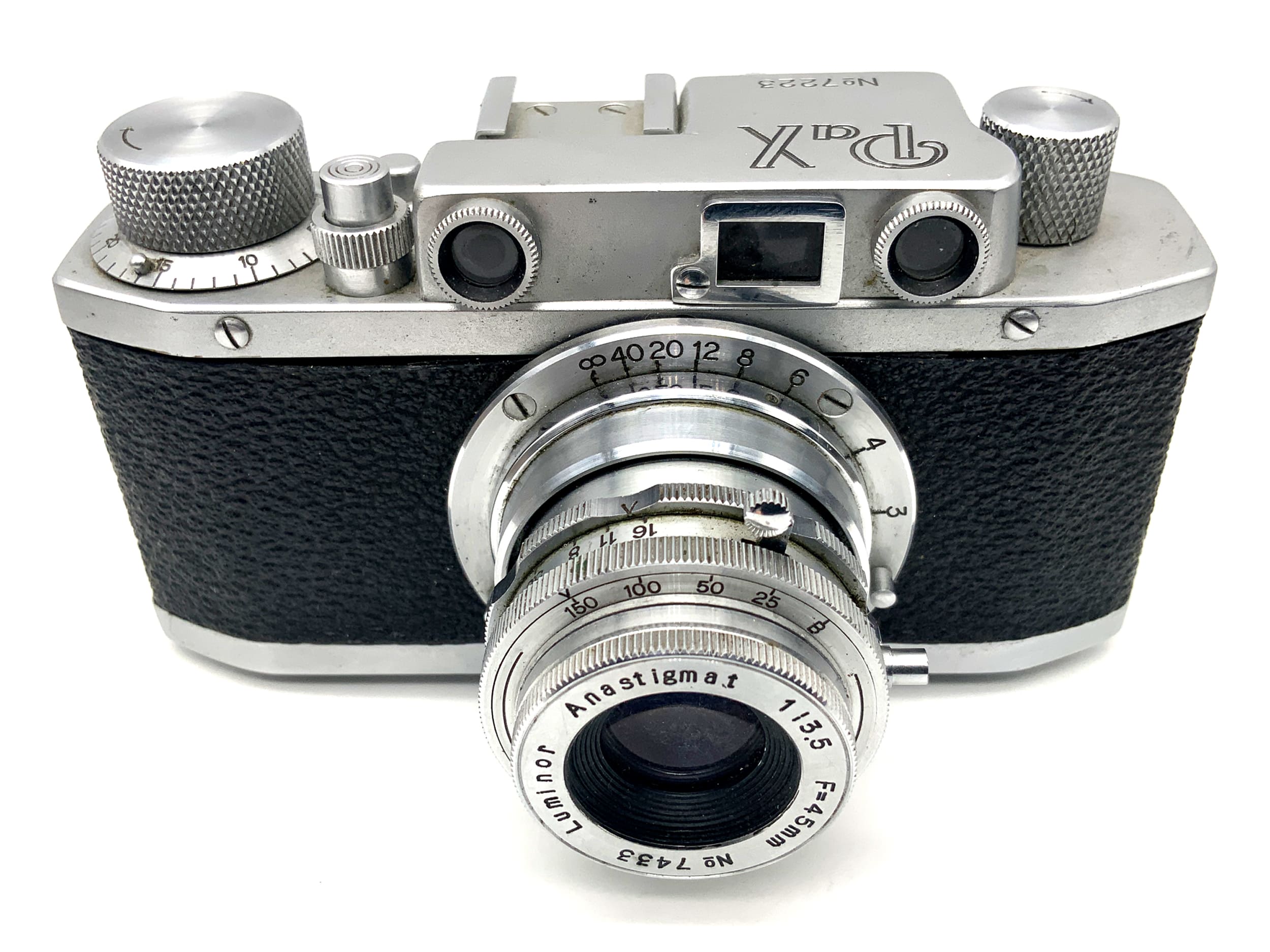 Yamato Pax I viewfinder camera with Luminor 45mm 1:3.5 compact camera analog camera