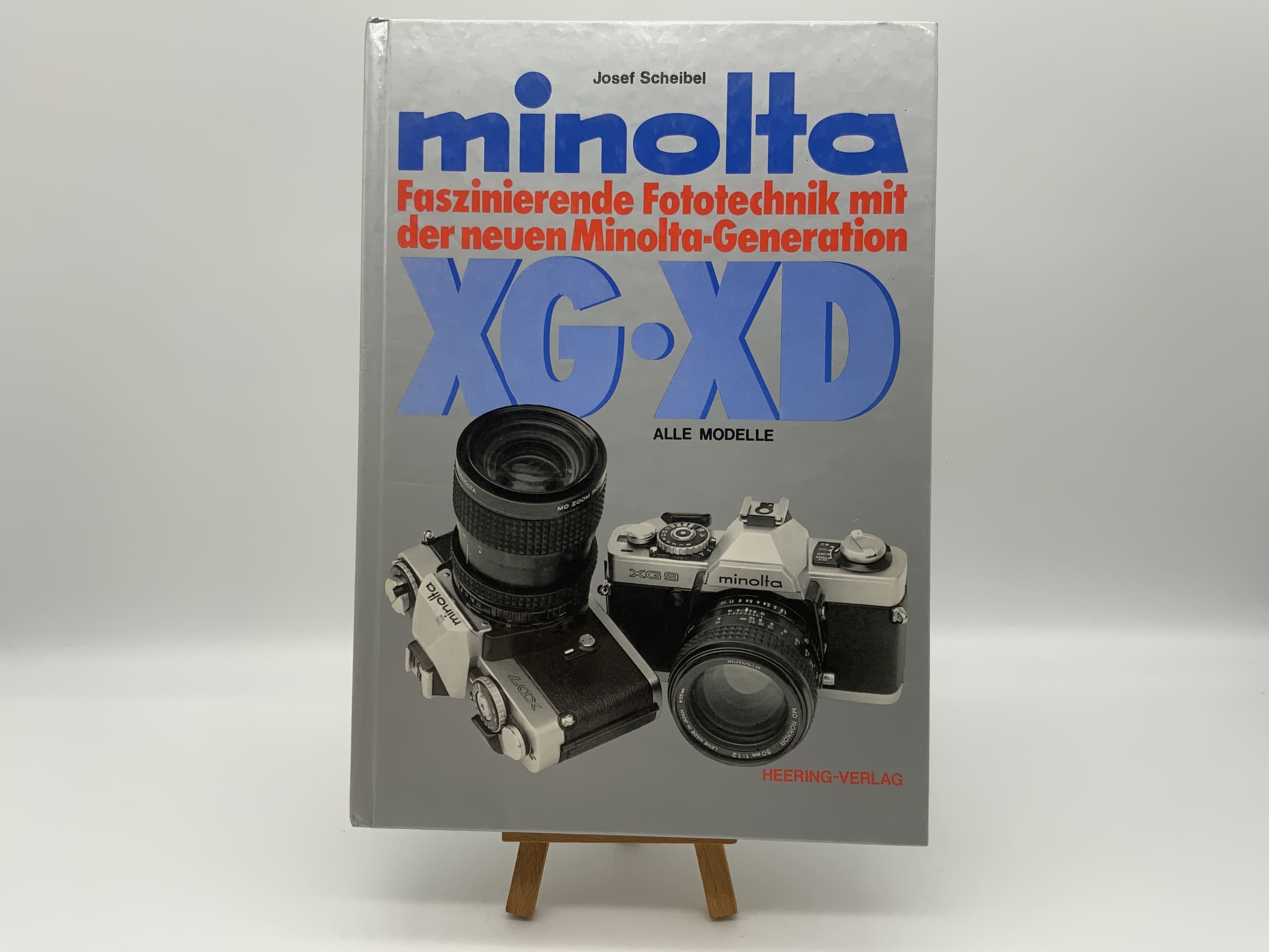 Heering-Verlag Minolta fascinating photographic technology XG / XD models book German