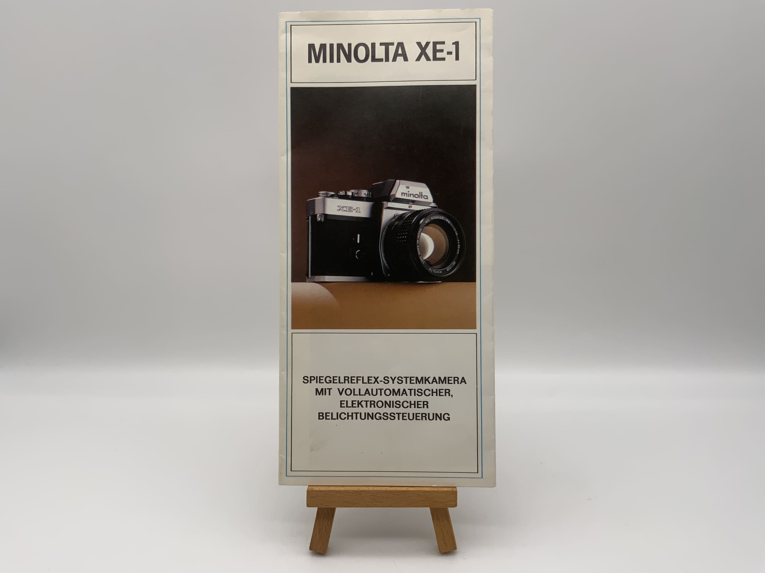 Minolta XE-1 Brochure Magazine Leaflet German