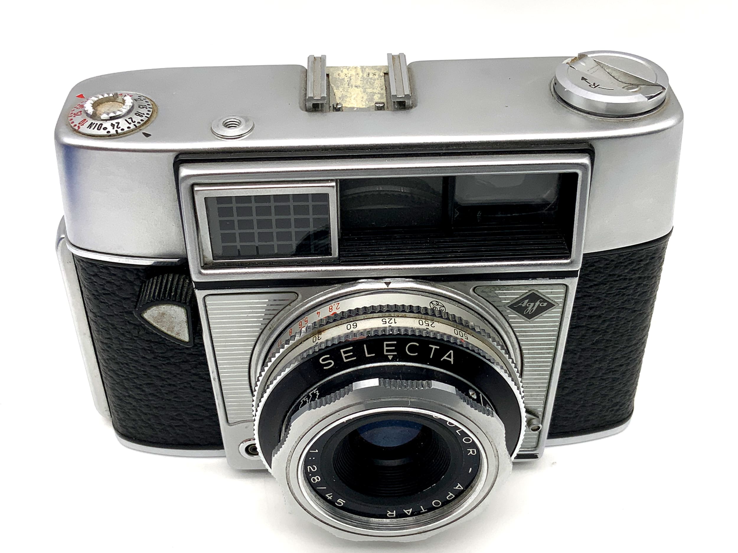 Agfa Selecta viewfinder camera with Color-Apotar 1:2.8/45 Prontor-Matic-P analog camera