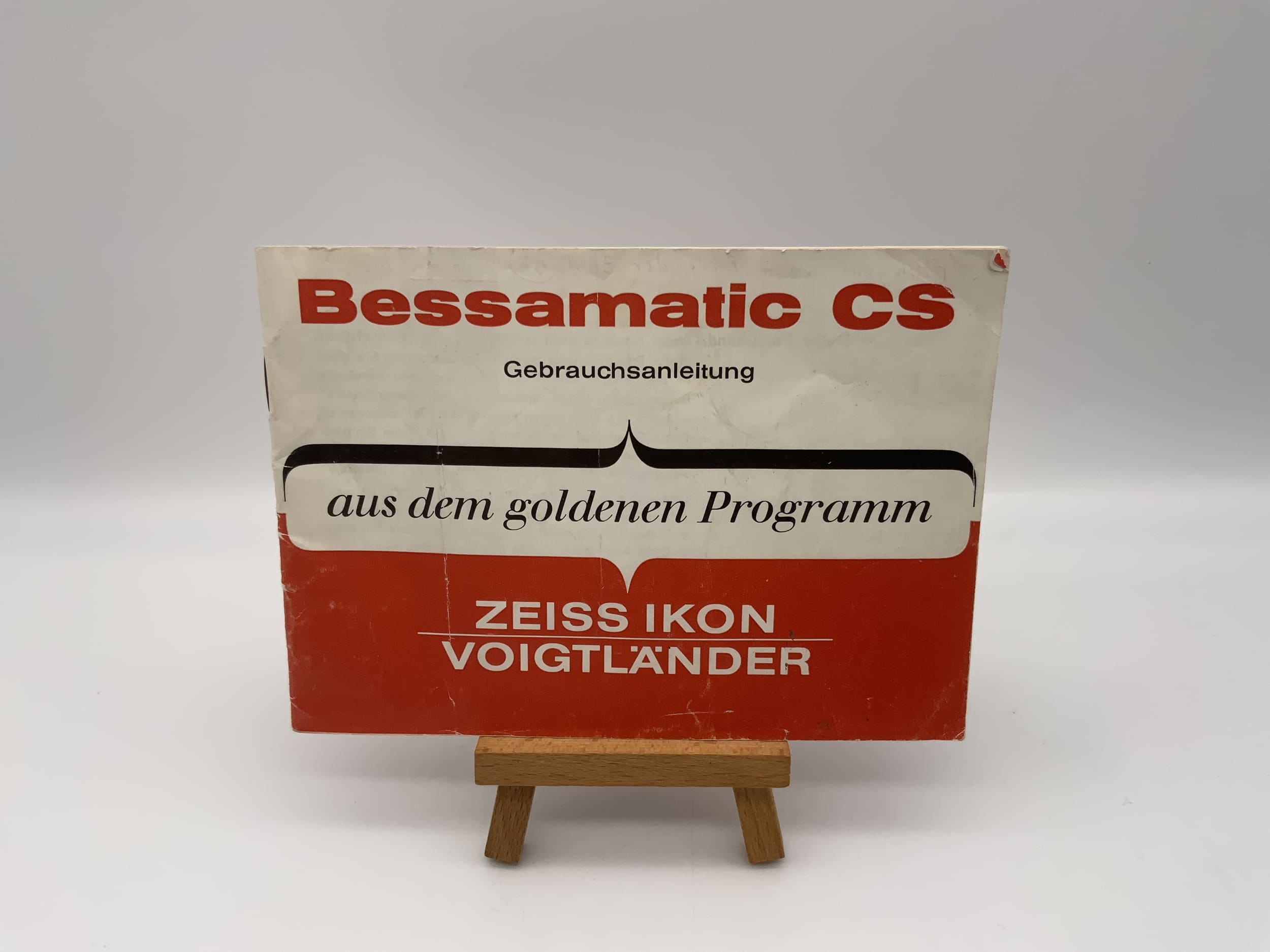 Voigtländer Bessamatic CS from the golden program Operating instructions German