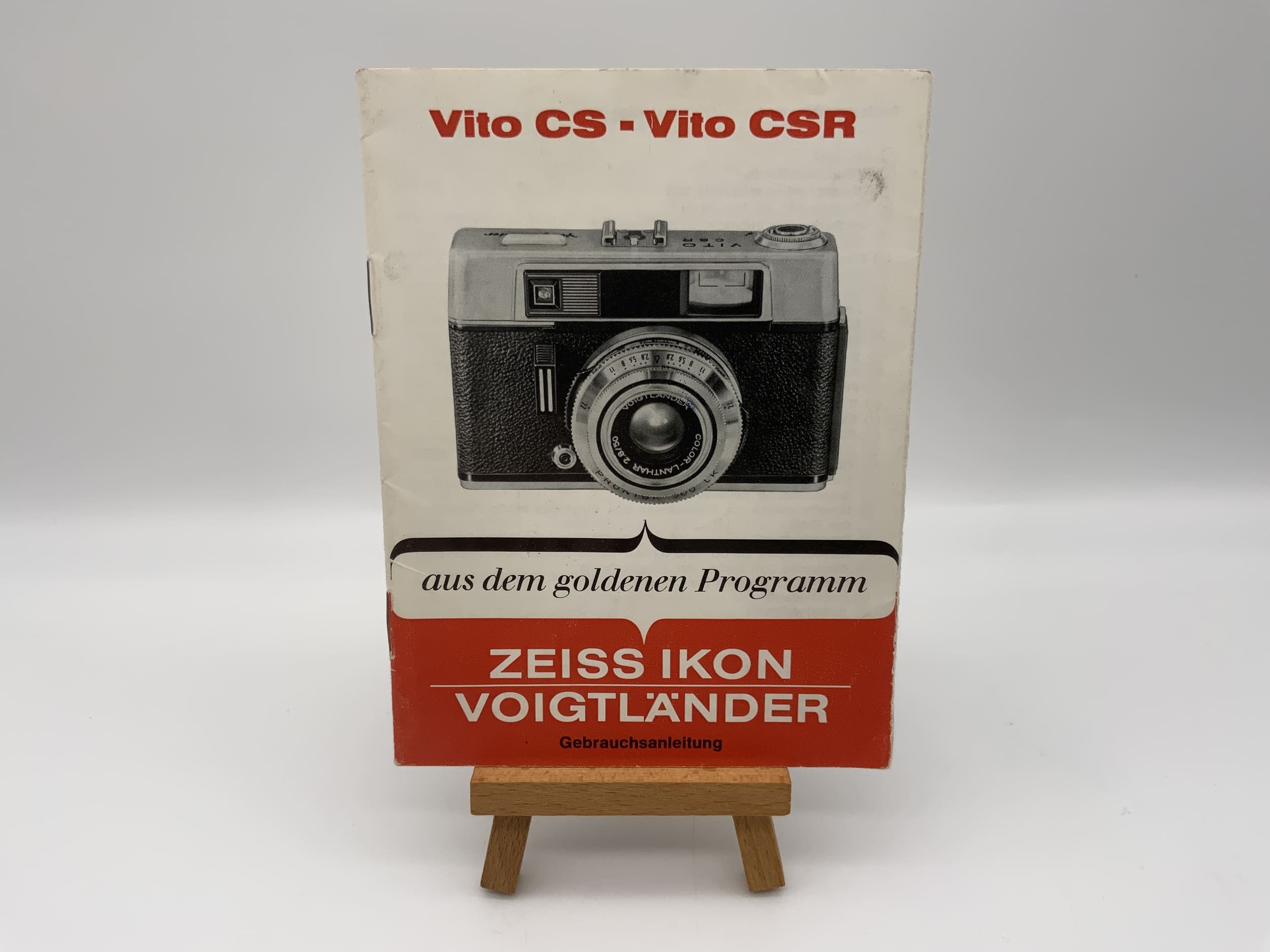 Voigtländer Vito CS / CSR from the golden program Operating instructions German