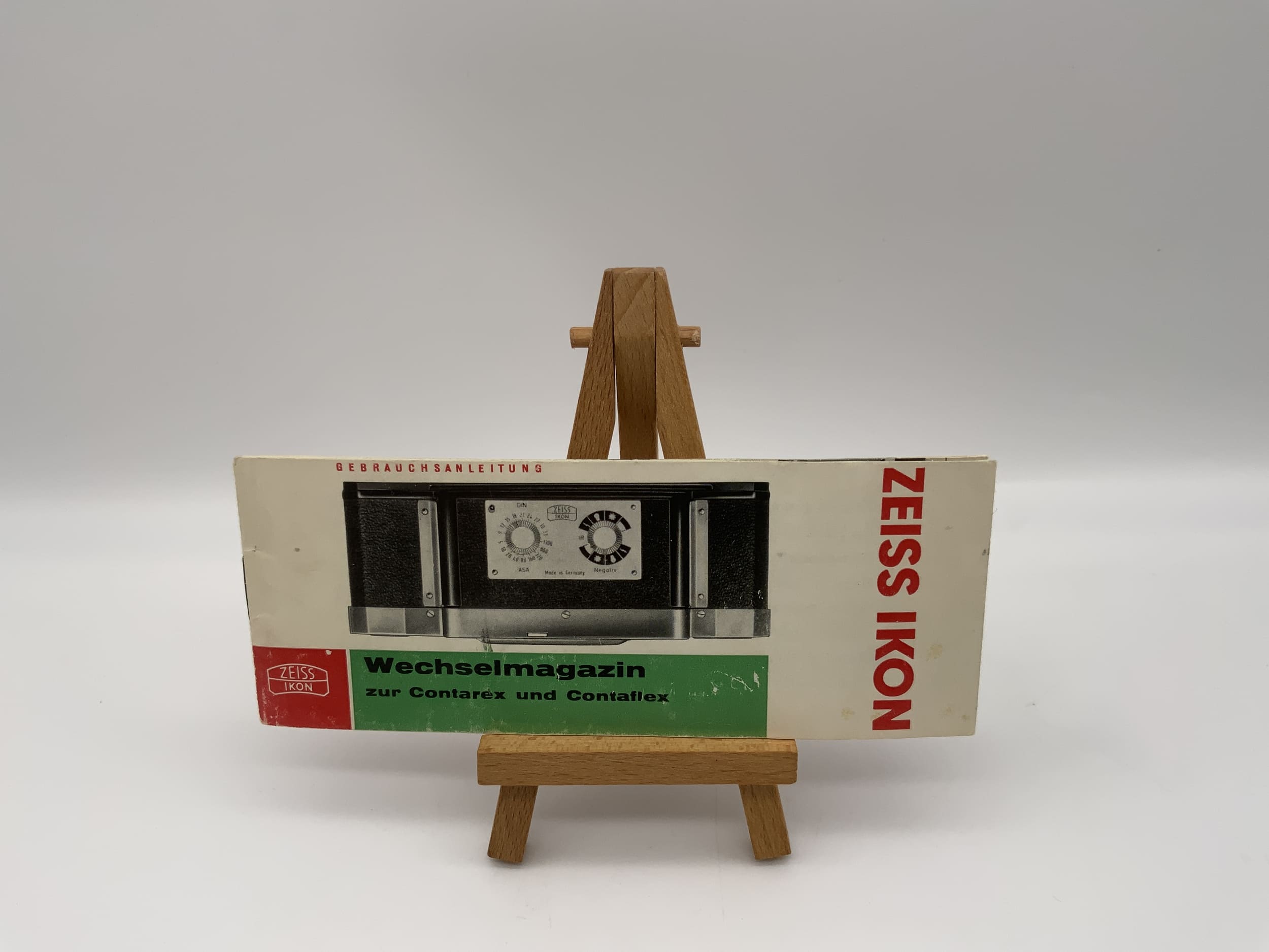 Zeiss Ikon interchangeable magazine for Contarex / Contaflex Operating instructions German