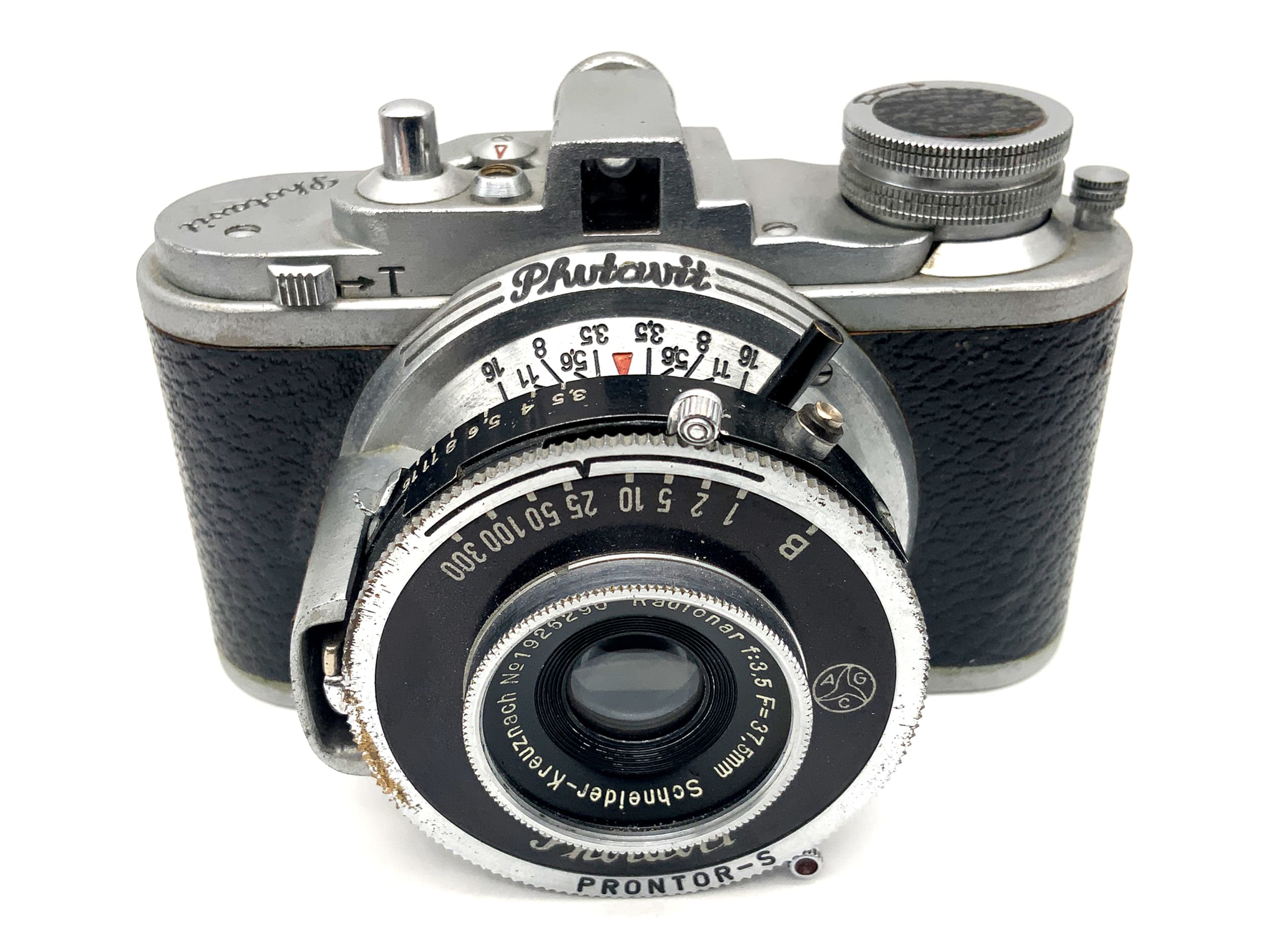 Bolta Photavit V miniature camera with Schneider Kreuznach Radionar 37.5mm 1:3.5 lens