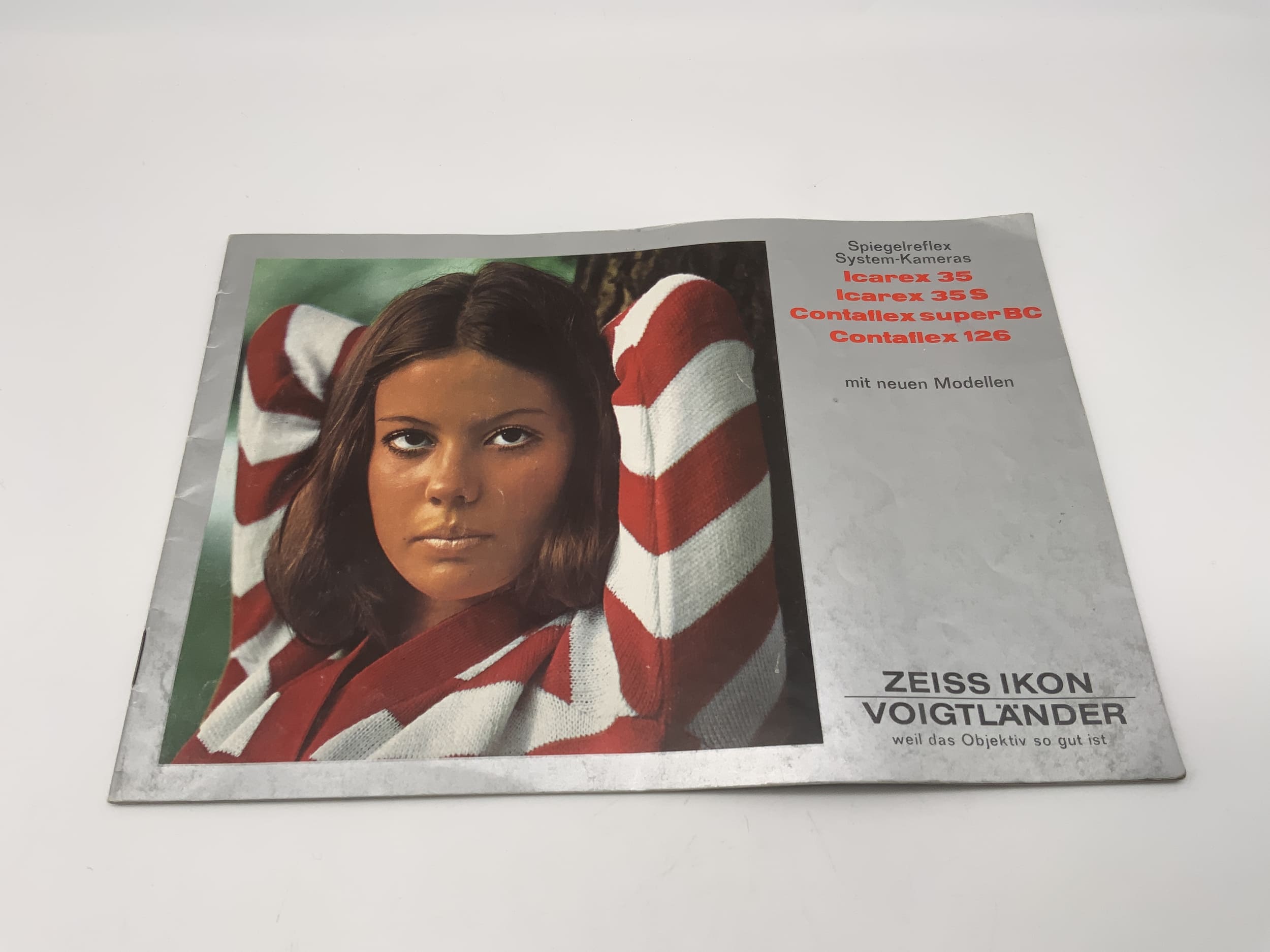 Voigtländer Icarex 35 Contaflex super BC brochure magazine prospectus German