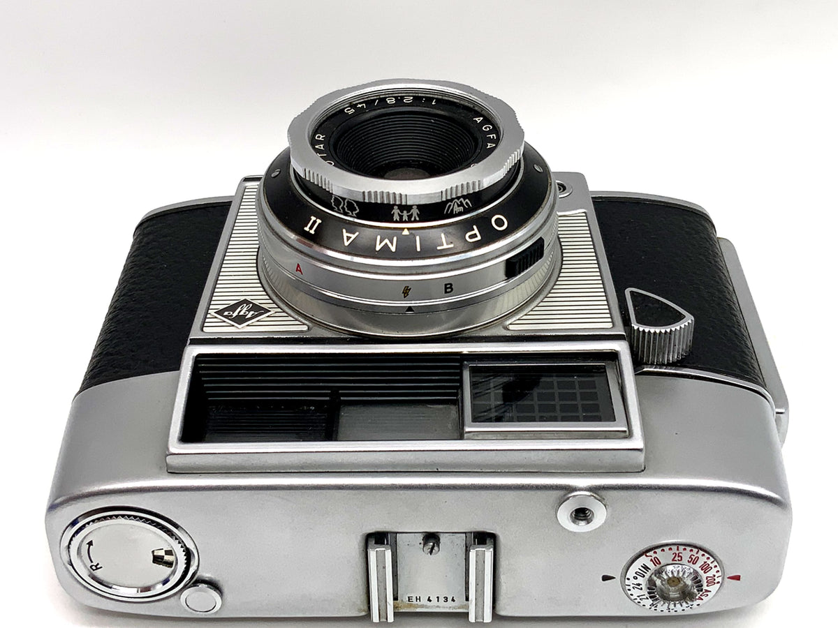 Agfa Optima II viewfinder camera with Color-Apotar 1:2.8/45 Prontormator analog camera