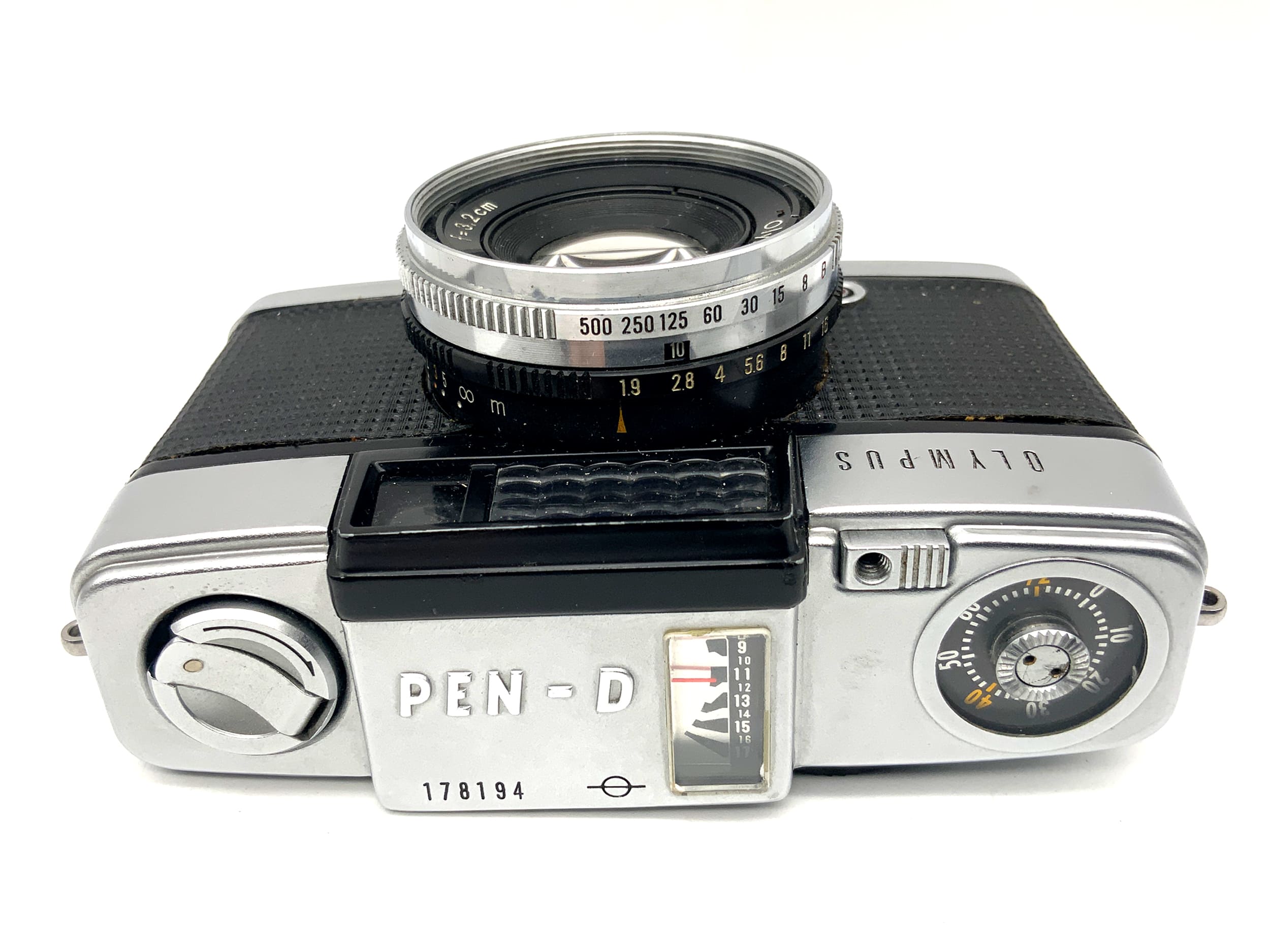 Olympus PEN D viewfinder camera with F.Zuiko 1:1.9 f=3.2cm compact camera analog camera