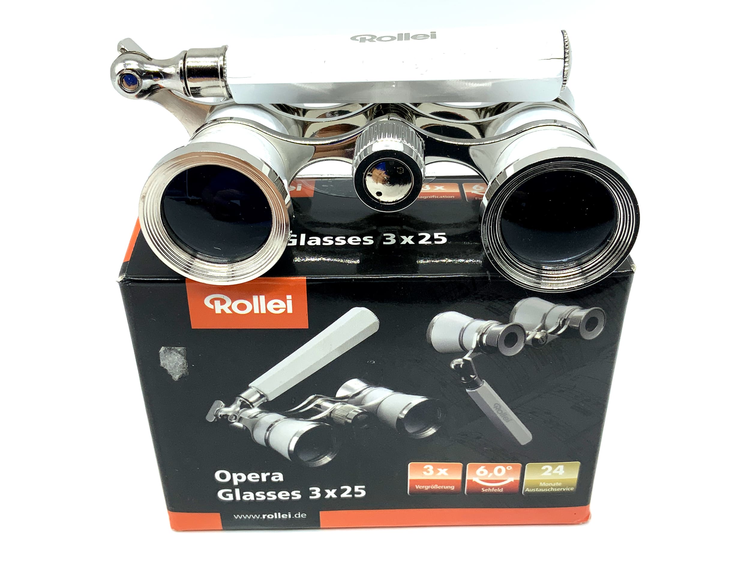 Rollei 3x25 Binoculars Opera Glasses Prism Glasses Field Glasses