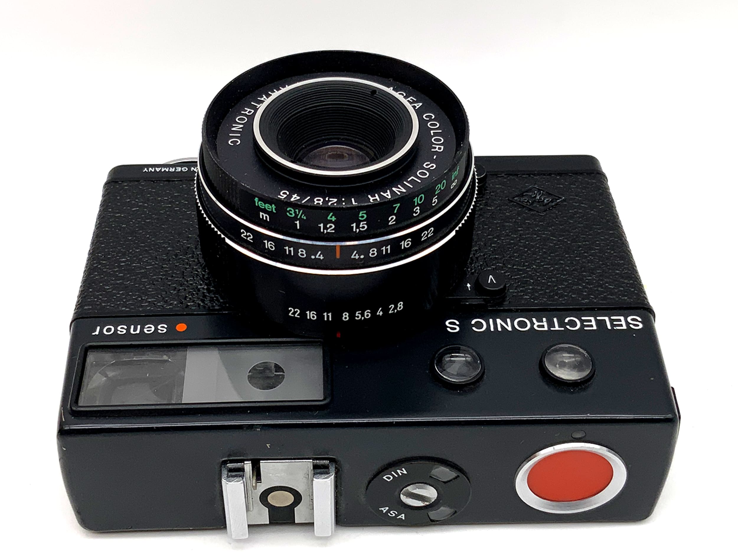 Agfa Selectronic S rangefinder camera with Color Solinar 1:2.8/45 sensor Paratronic