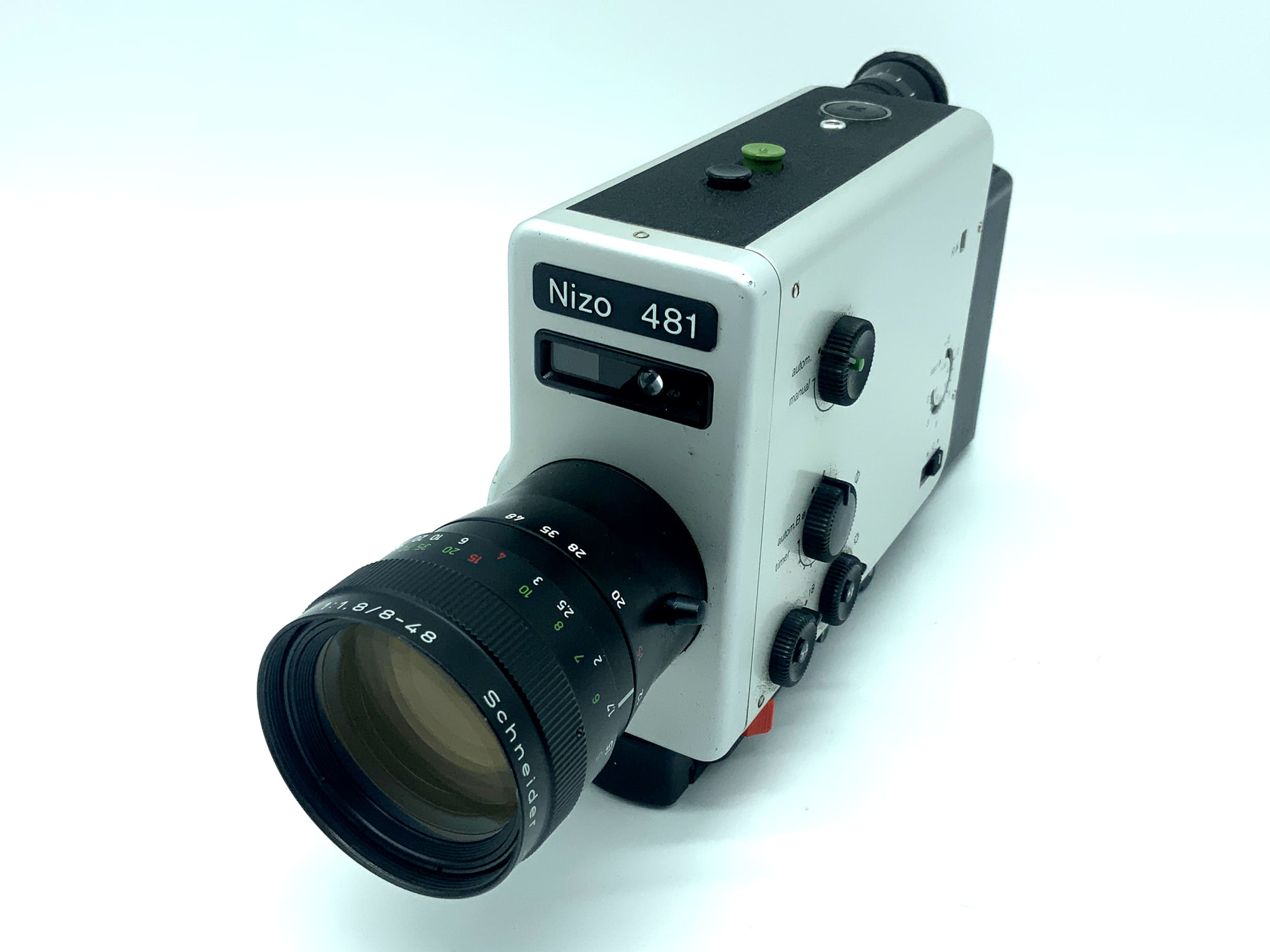 Braun Nizo 481 Filmkamera mit Schneider Kreuznach Variogon 8-48mm 1:1.8 Super 8