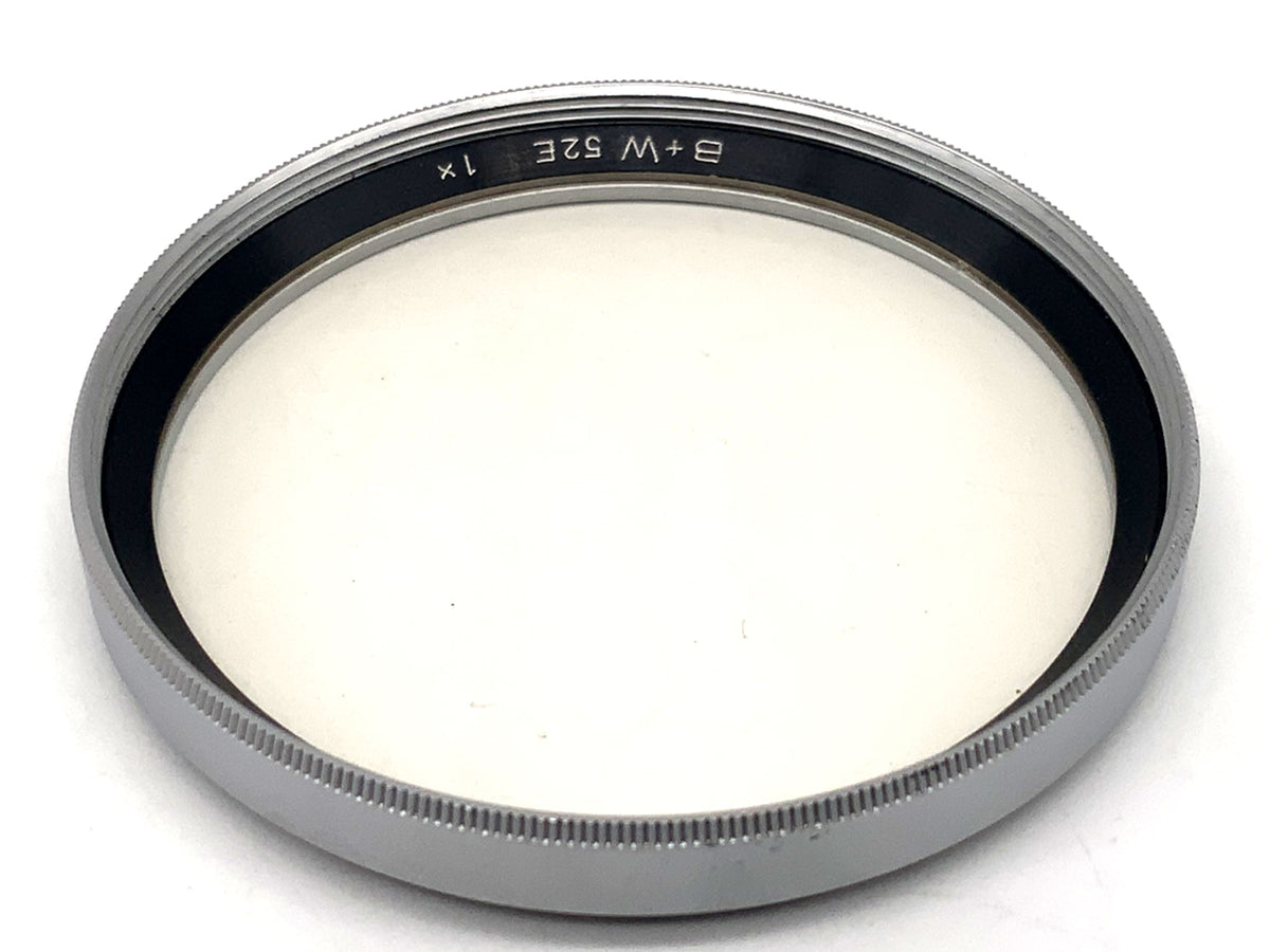 B+W Correction Filter 52E 1x in silver, 52mm circular filter thread