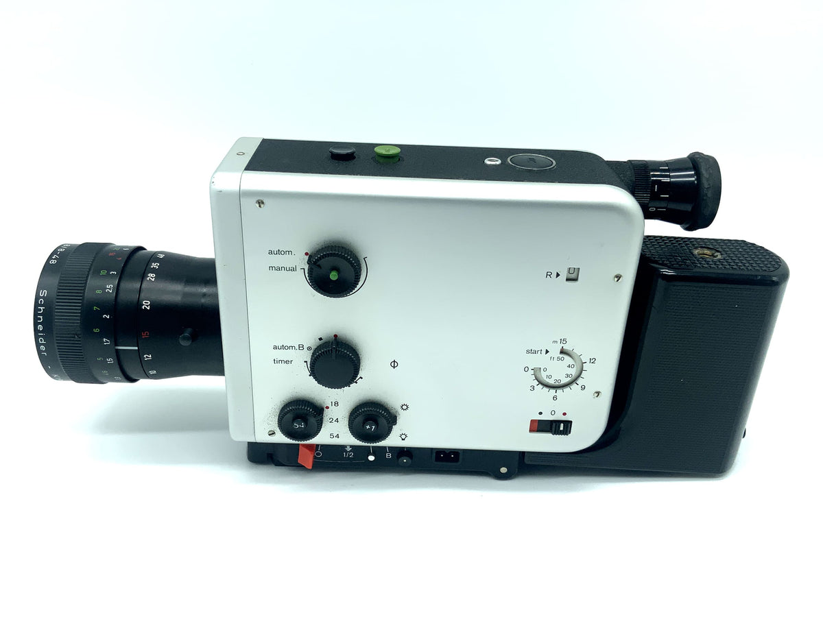 Braun Nizo 481 Super 8 Filmkamera mit Schneider Kreuznach Variogon 8-48mm f/1.8