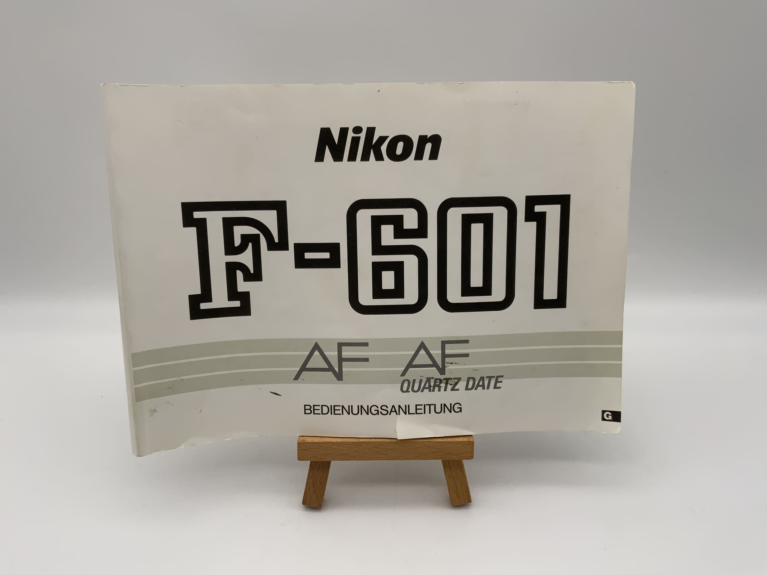 Nikon F-601 AF Quartz Date User Manual (German)