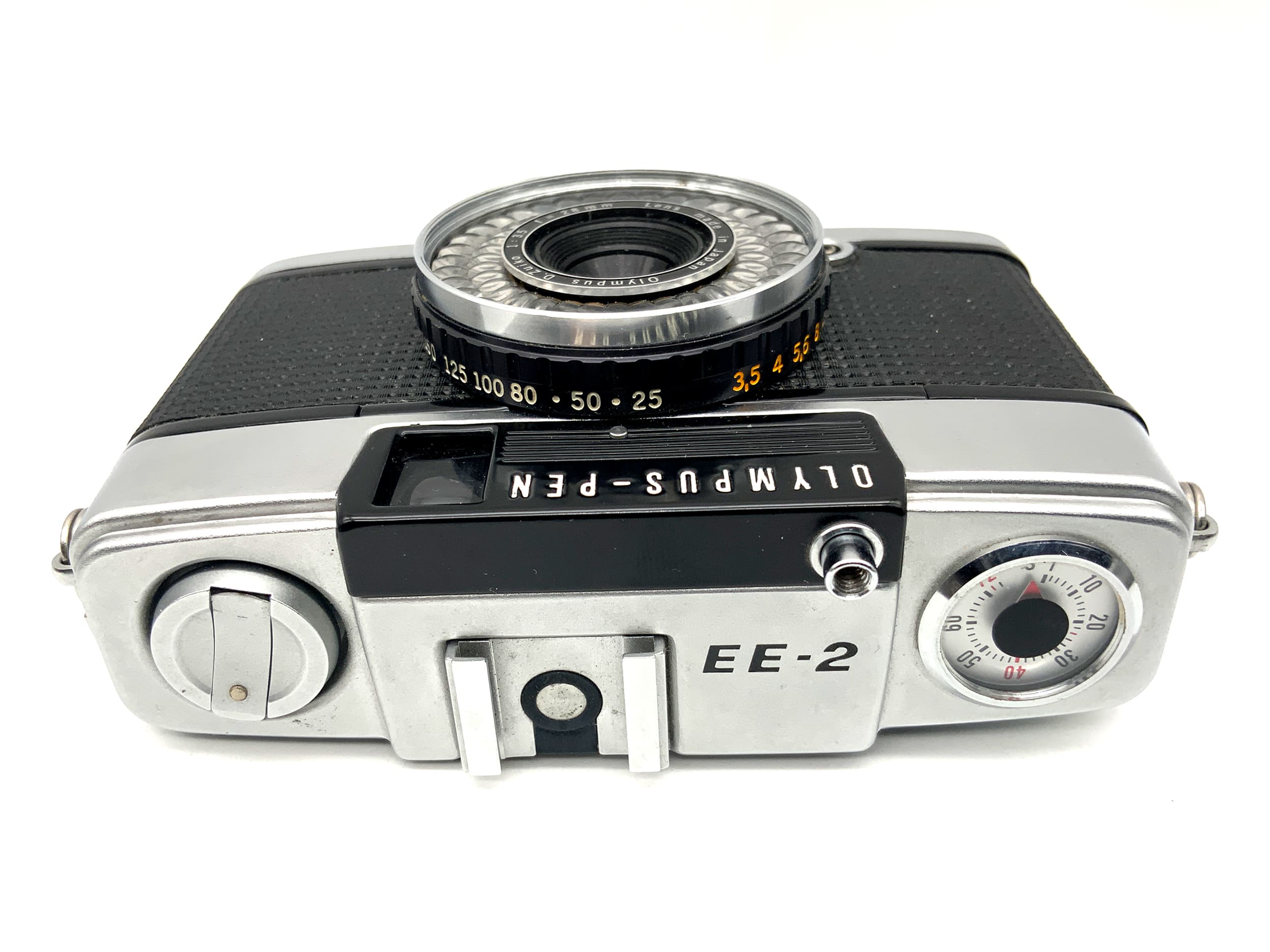 Olympus PEN EE-2 viewfinder camera with D.Zuiko 28mm 1:3.5 compact camera analog camera