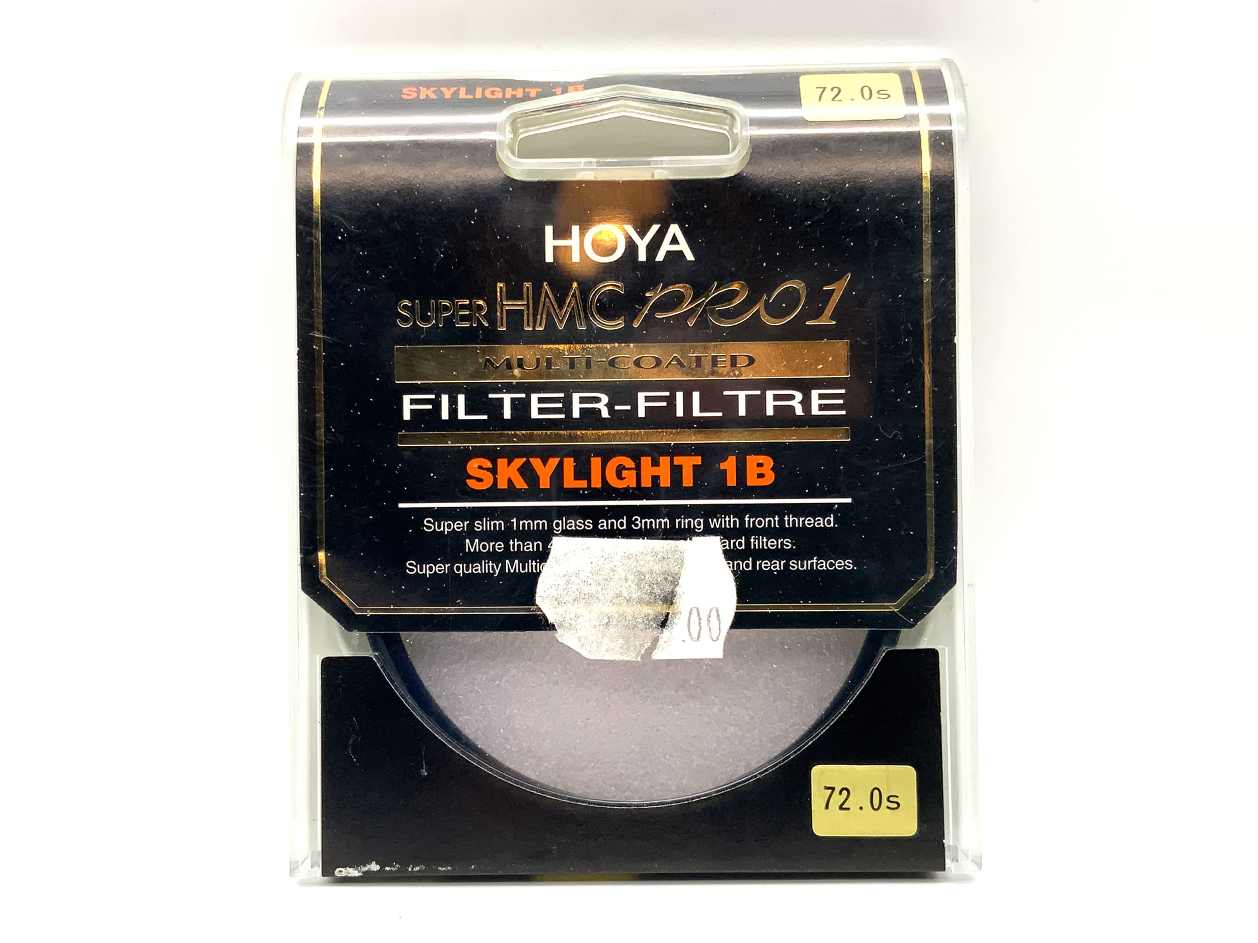 Hoya Skylight Super HMC Pro1Sky(1B) in case, filter 72mm filter thread