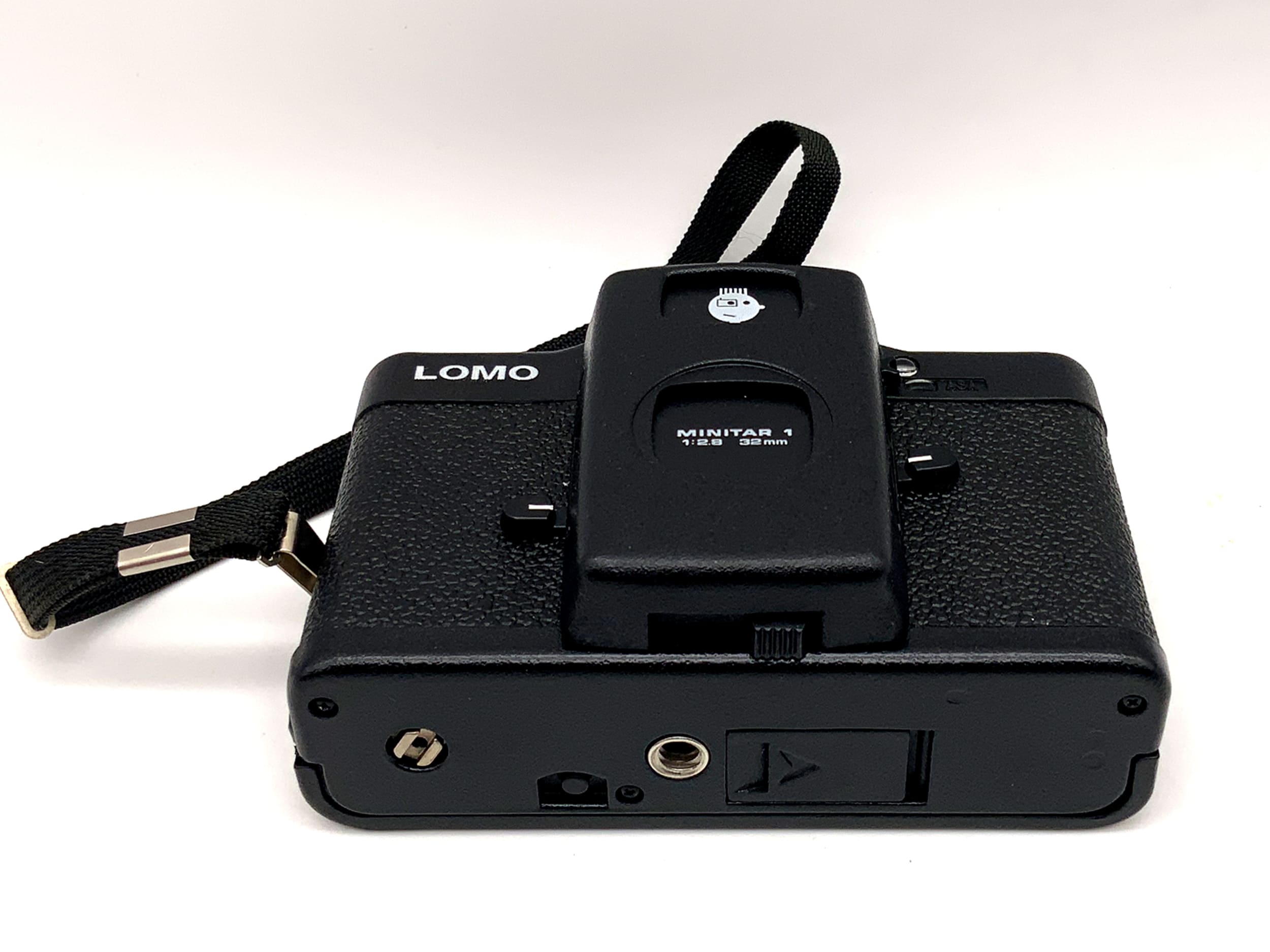 Lomo LC-A viewfinder camera with Minitar 1 1:2.8/32 lens in original packaging, analog camera