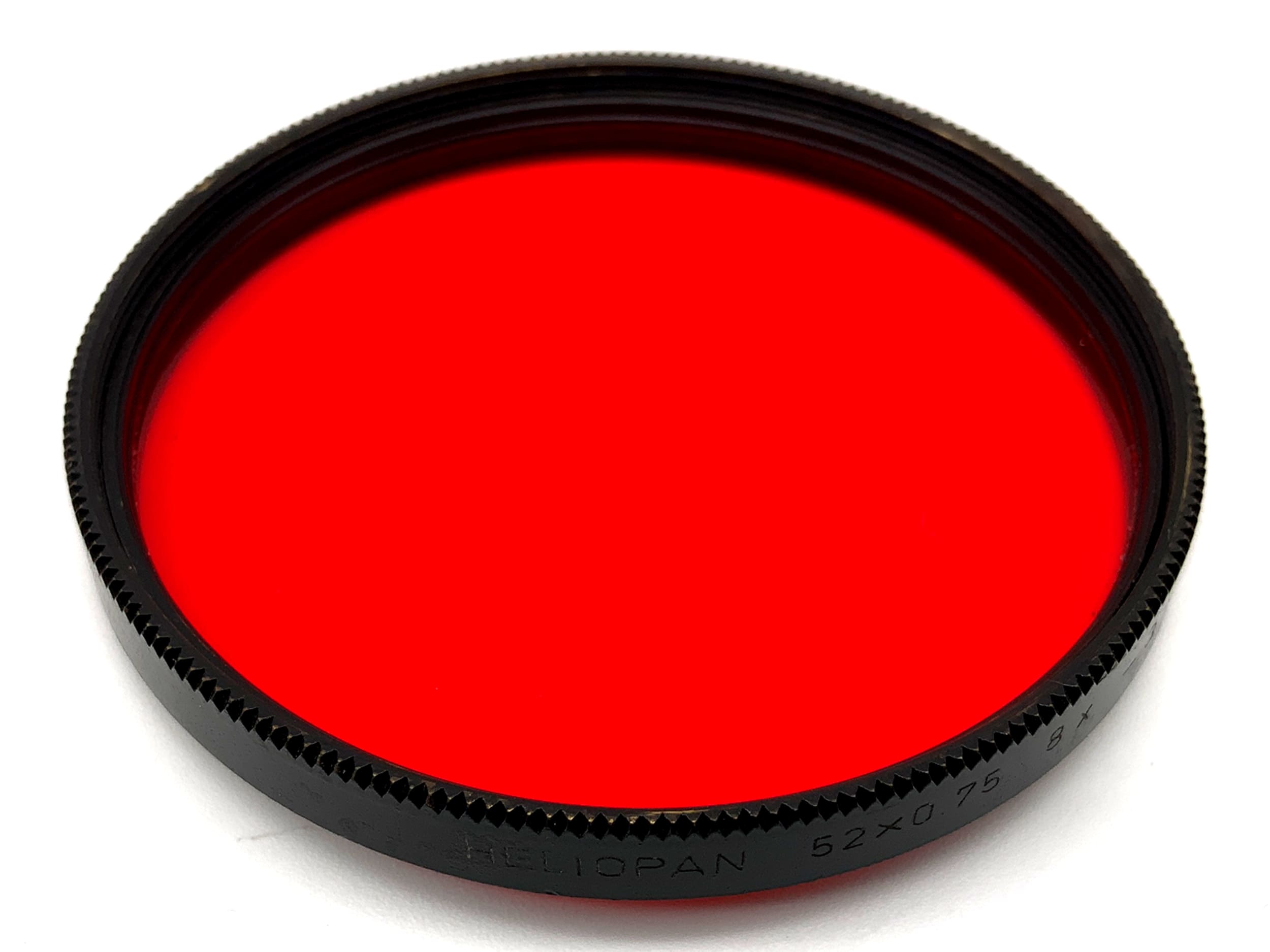 Heliopan Farbfilter rot/red 52 x 0.75 8x -3 Filter 52mm Kreisförmig