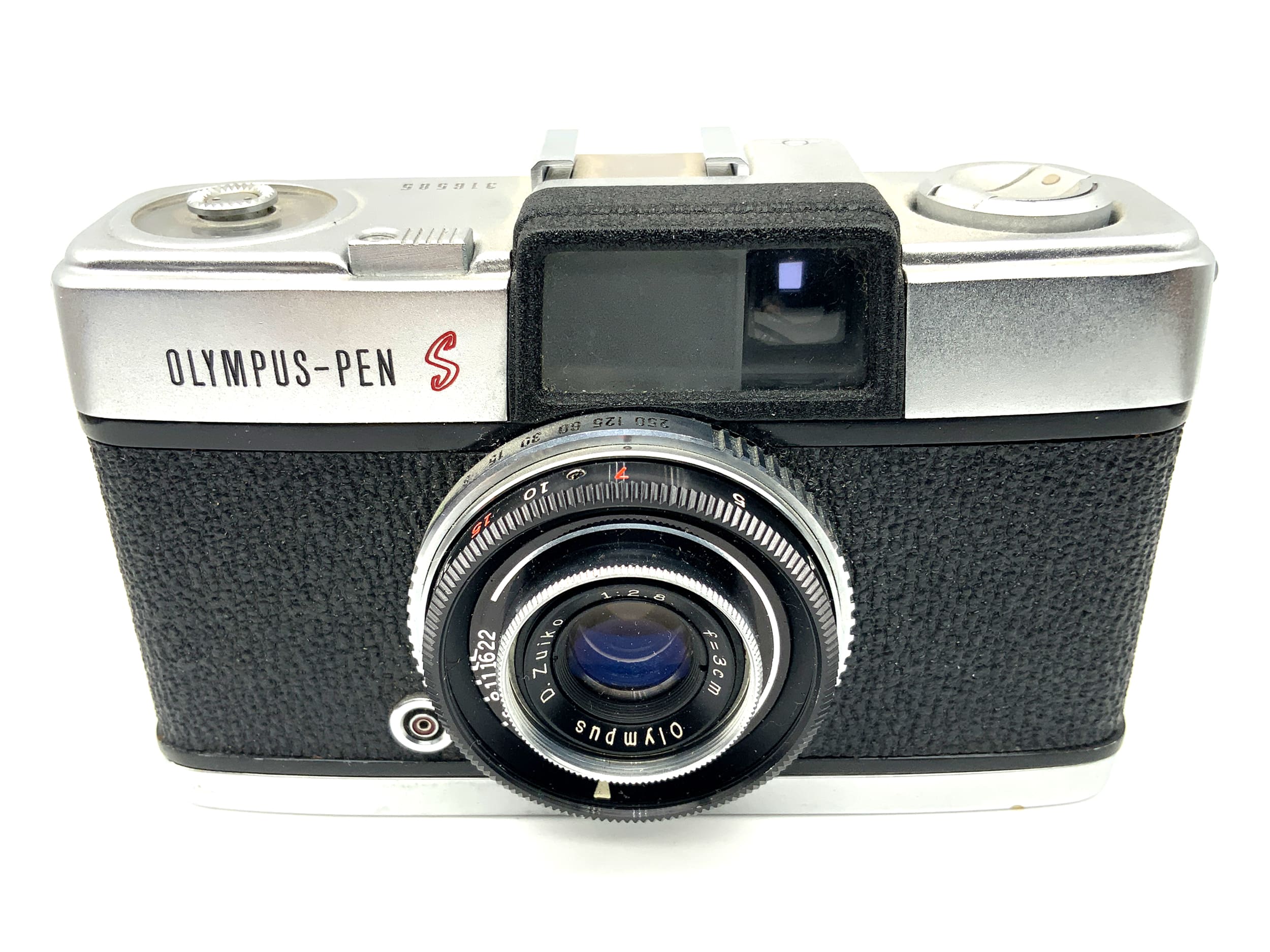 Olympus PEN S viewfinder camera with D.Zuiko 1:2.8 f=3cm compact camera analog camera