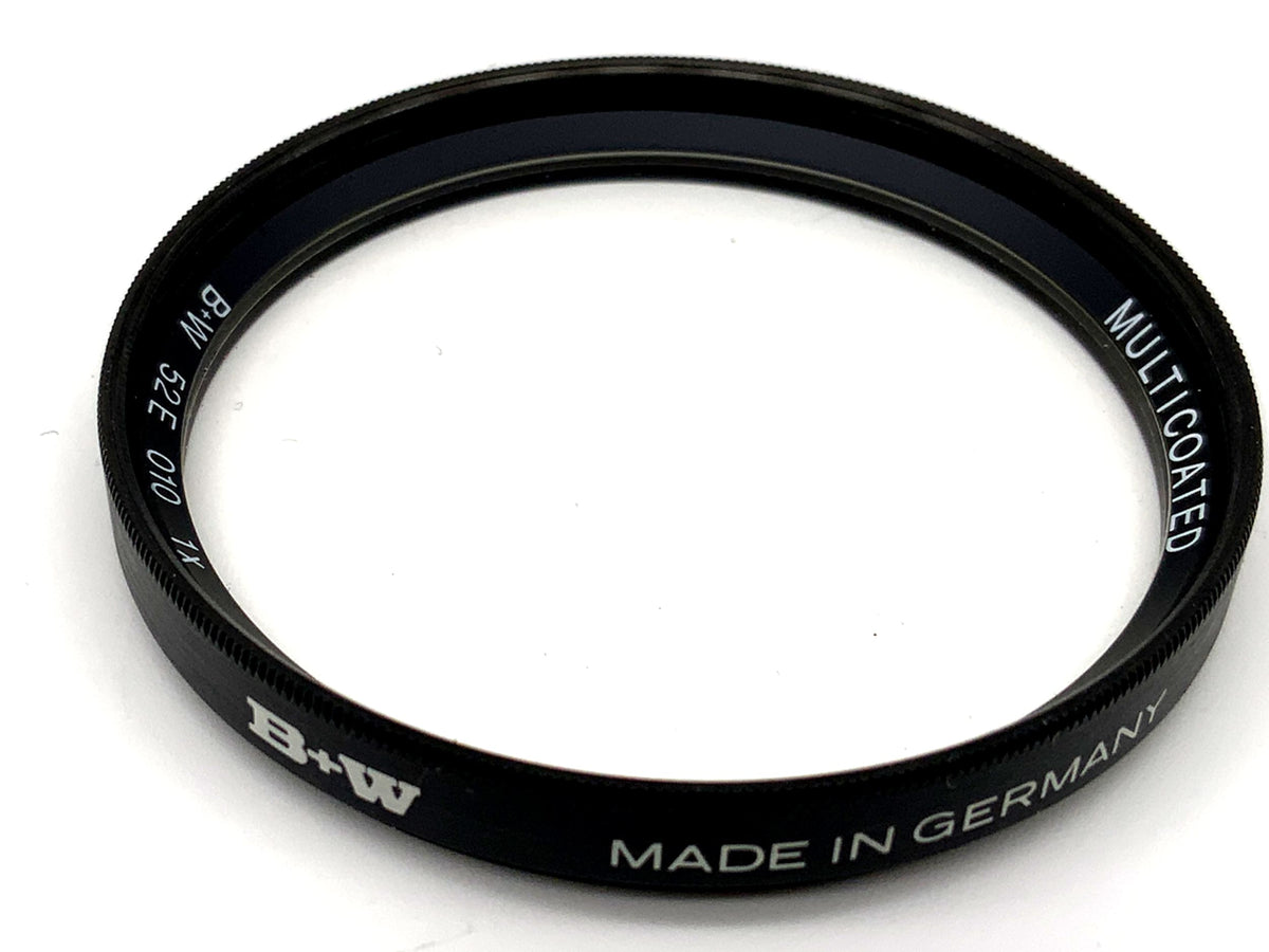 B+W UV 52E 010 1x Multicoated Filter 52mm Kreisförmig Filtergewinde