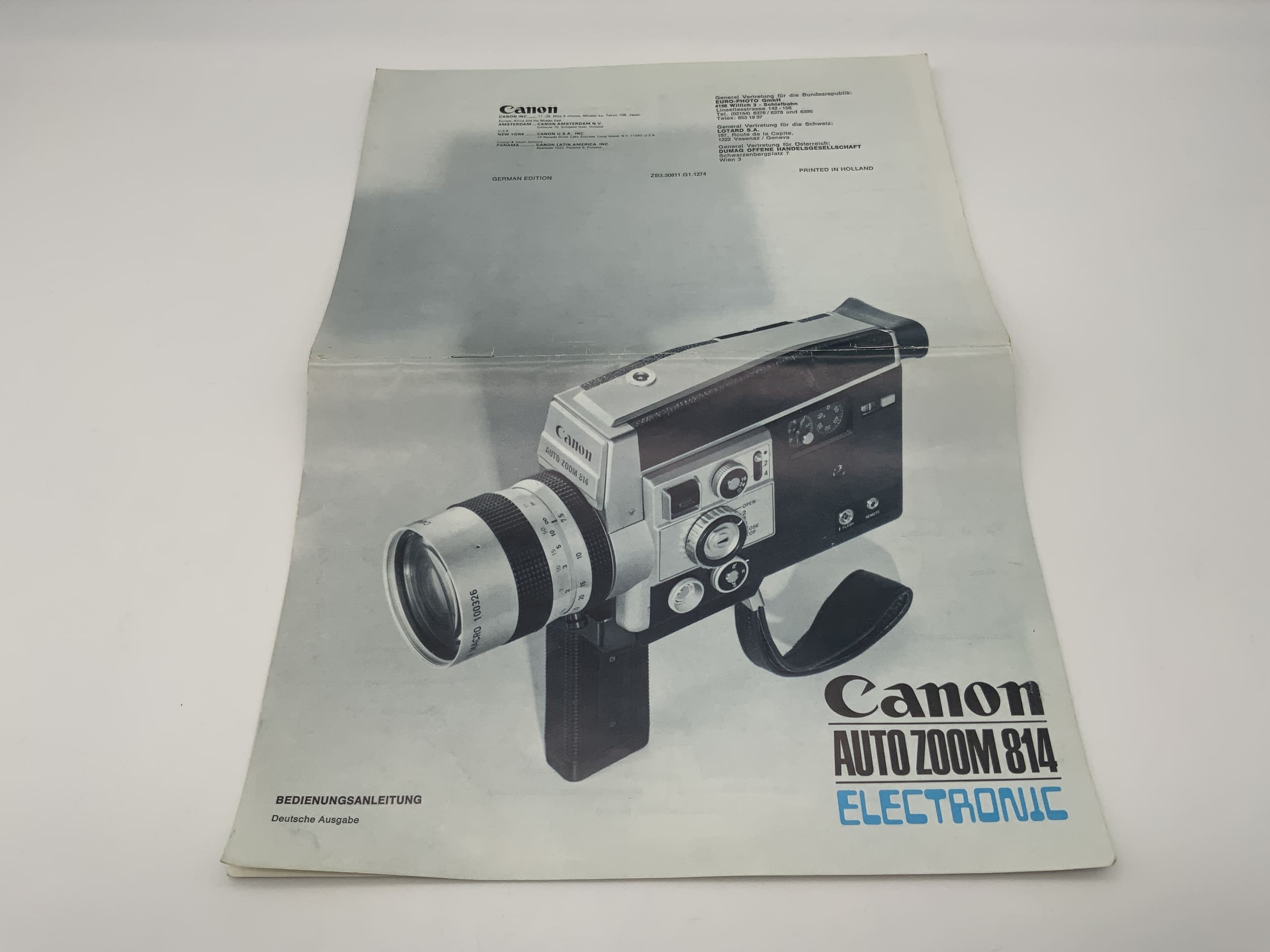 Canon Auto Zoom 814 electronic User Manual German