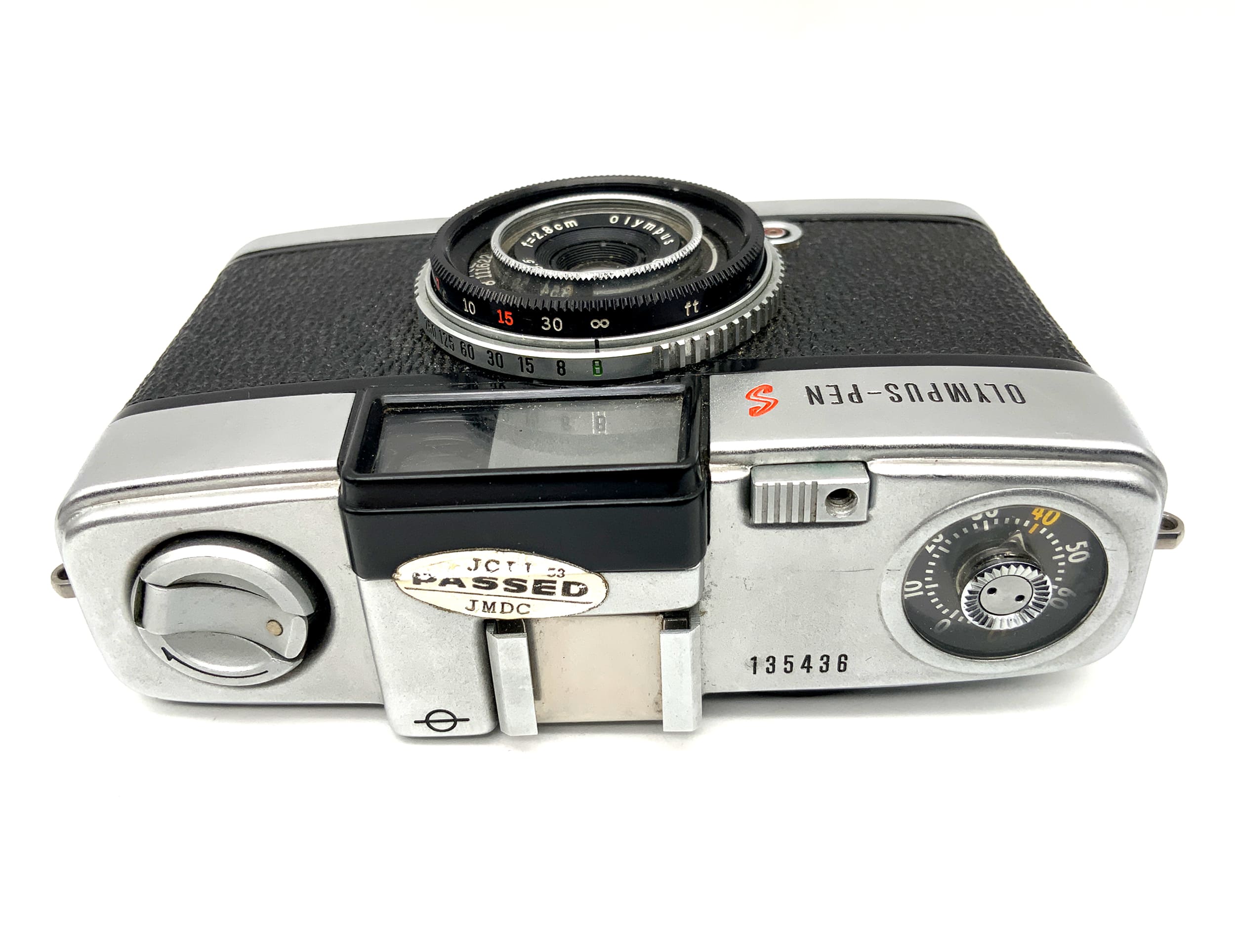 Olympus PEN S viewfinder camera with D.Zuiko 1:3.5 f=2.8cm compact camera analog camera