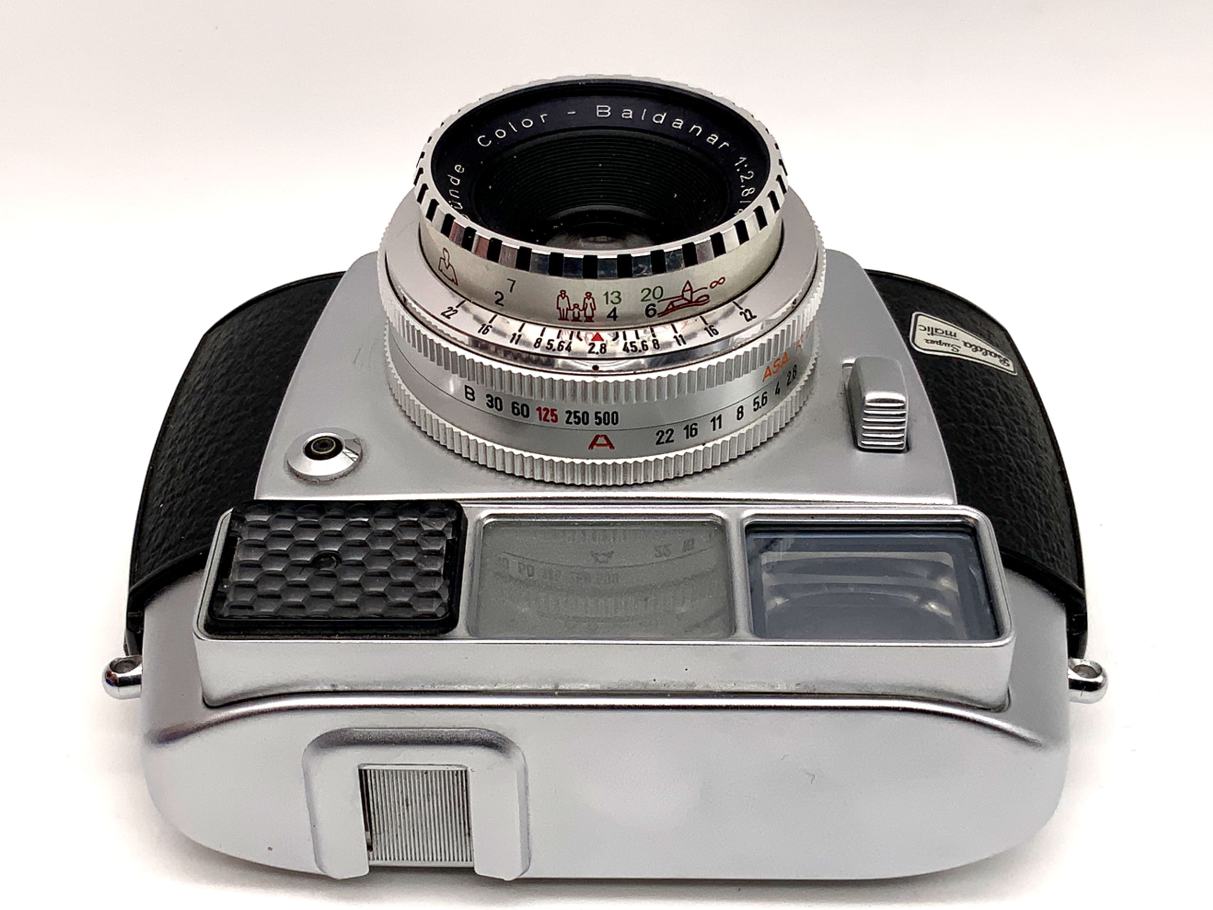 Balda Super matic viewfinder camera with Color-Baldanar 1:2.8/45 lens! Light meter defective!