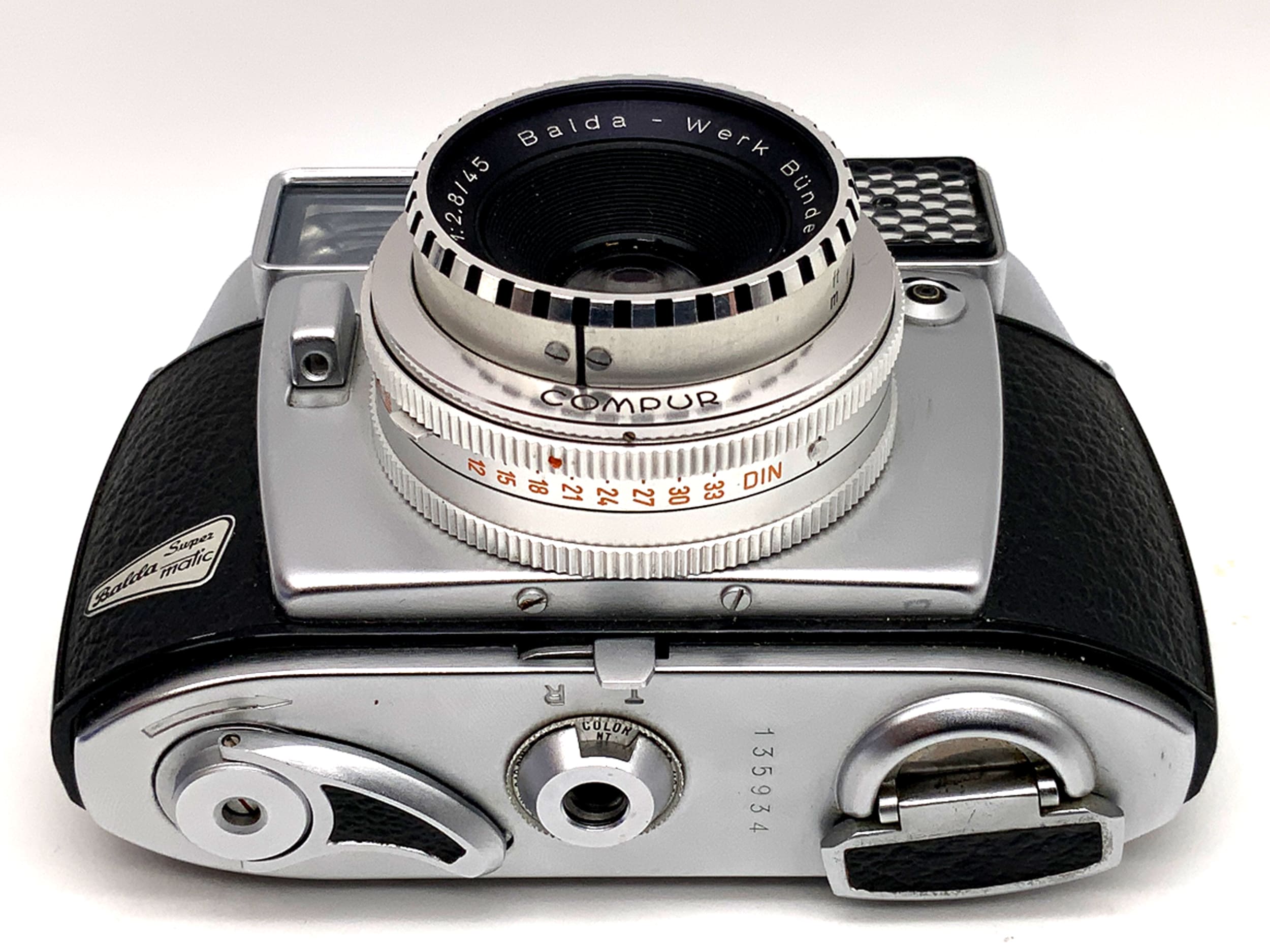 Balda Super matic viewfinder camera with Color-Baldanar 1:2.8/45 lens! Light meter defective!