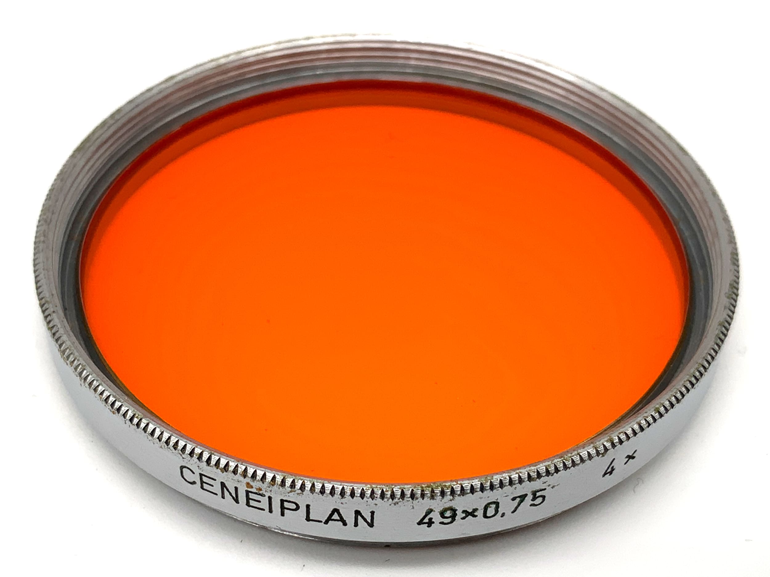 Ceneiplan Farbfilter orange 49x0,75 4x Filter 49mm Kreisförmig Filtergewinde