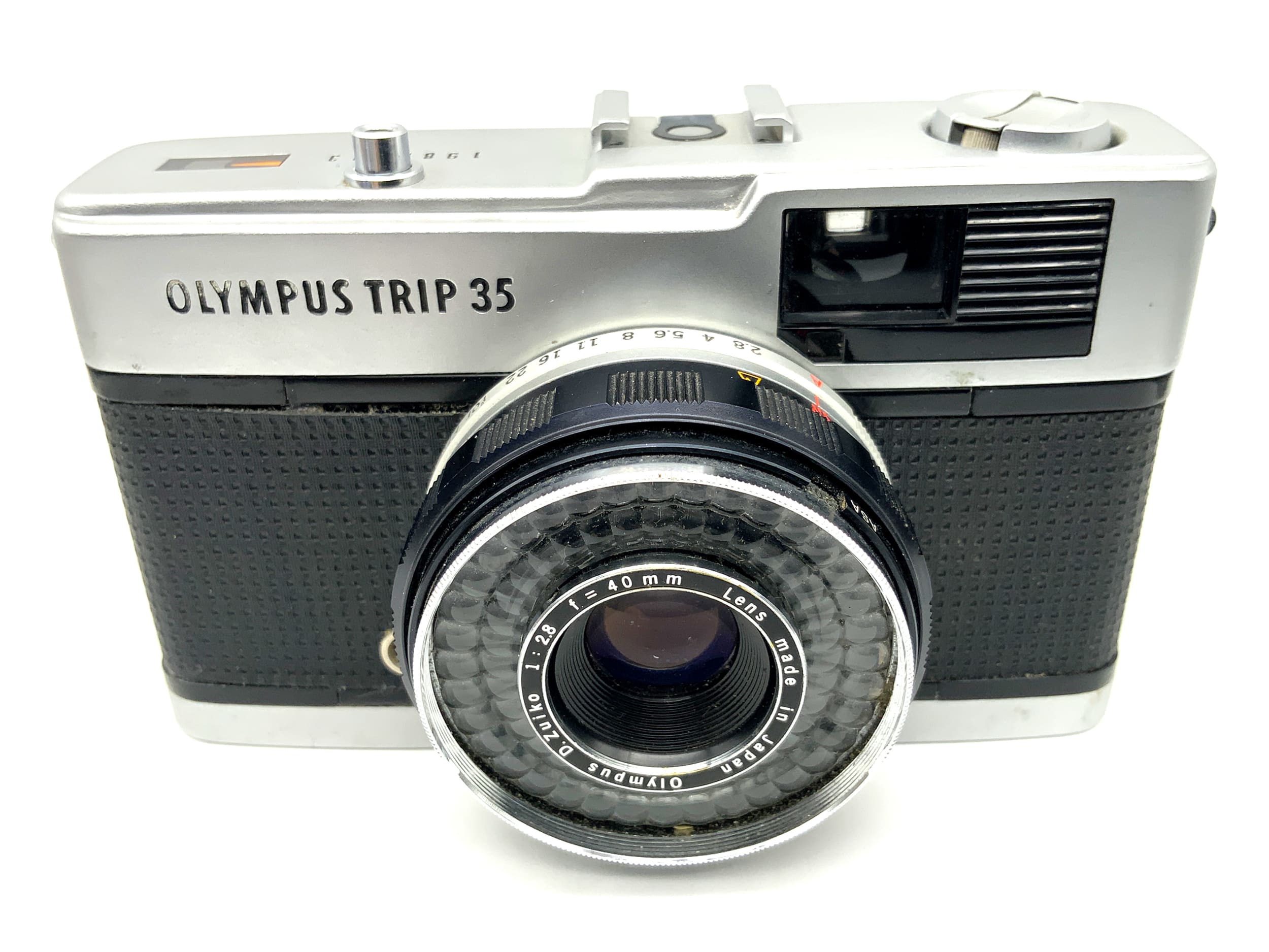 Olympus Trip 35 viewfinder camera with D.Zuiko 40mm 1:2.8 compact camera analog camera
