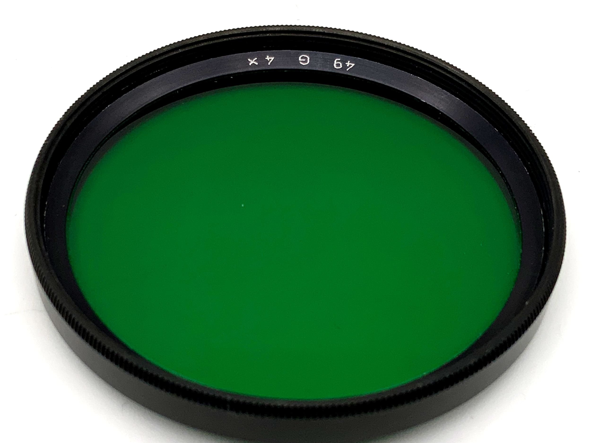 Farbfilter grün/green G 4x Filter 49mm Kreisförmig Filtergewinde