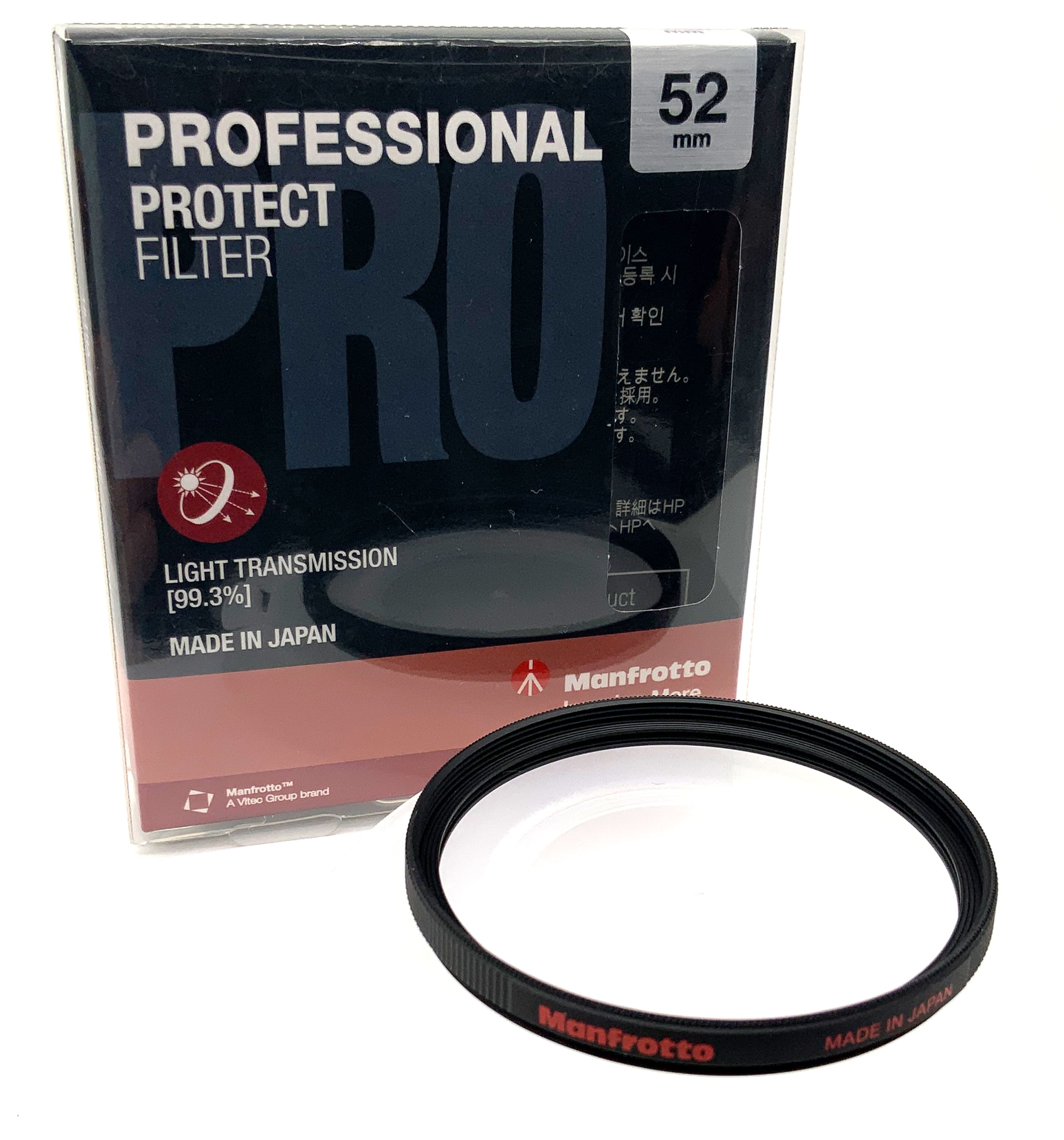 Manfrotto Schutzfilter Pro/Protect in OVP Filter 52mm Kreisförmig Filtergewinde
