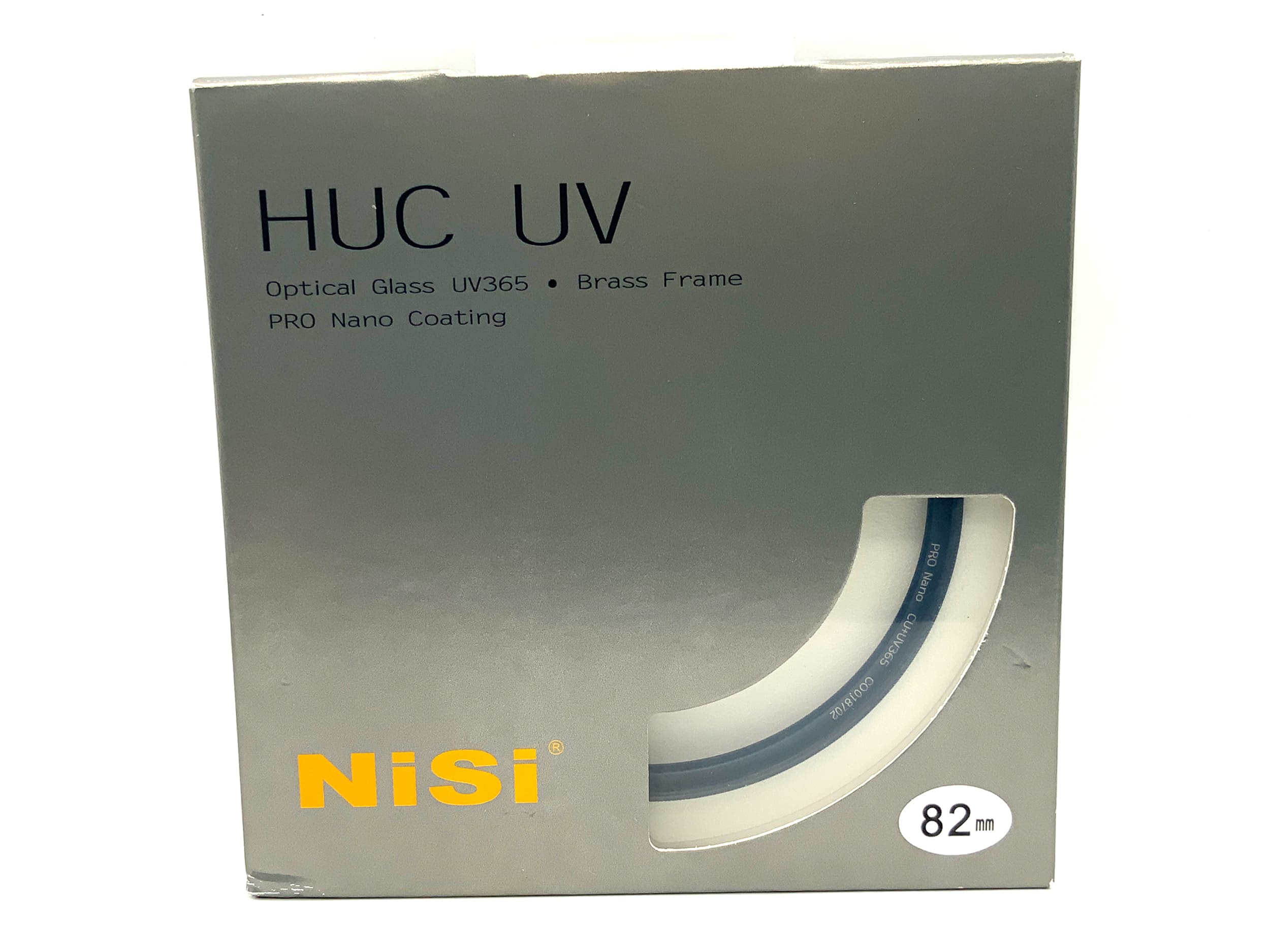 Nisi UV Pro Nano CU+UV365 HUC UV CO018702 in original packaging filter 82mm filter thread